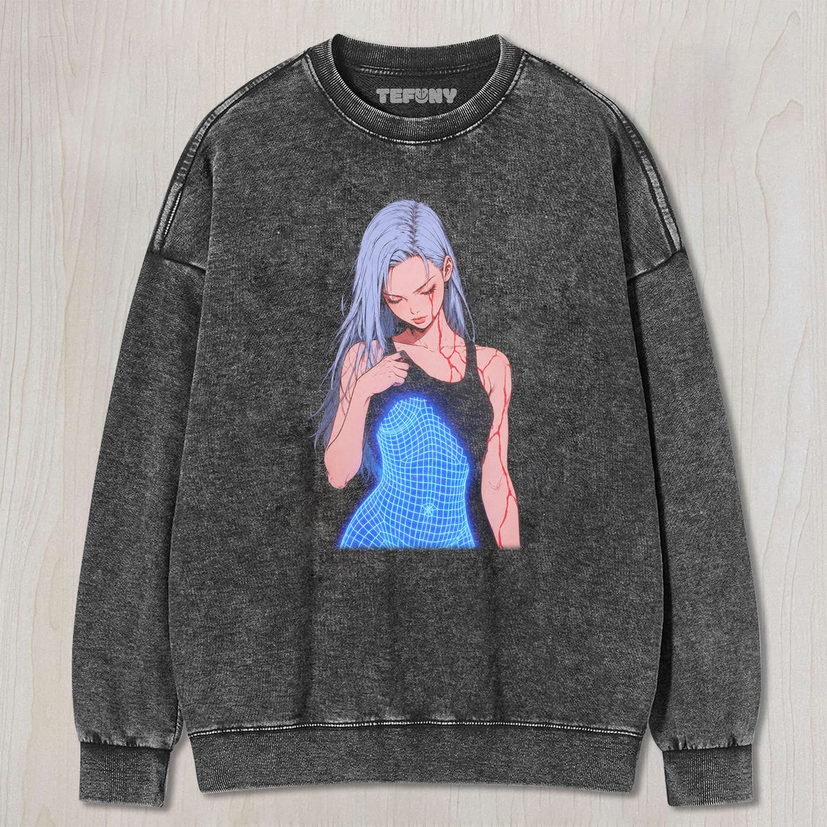 CYBER ANGEL UNISEX TEE, TANK TOP, LAYERED LS, SWEATSHIRT & HOODIE