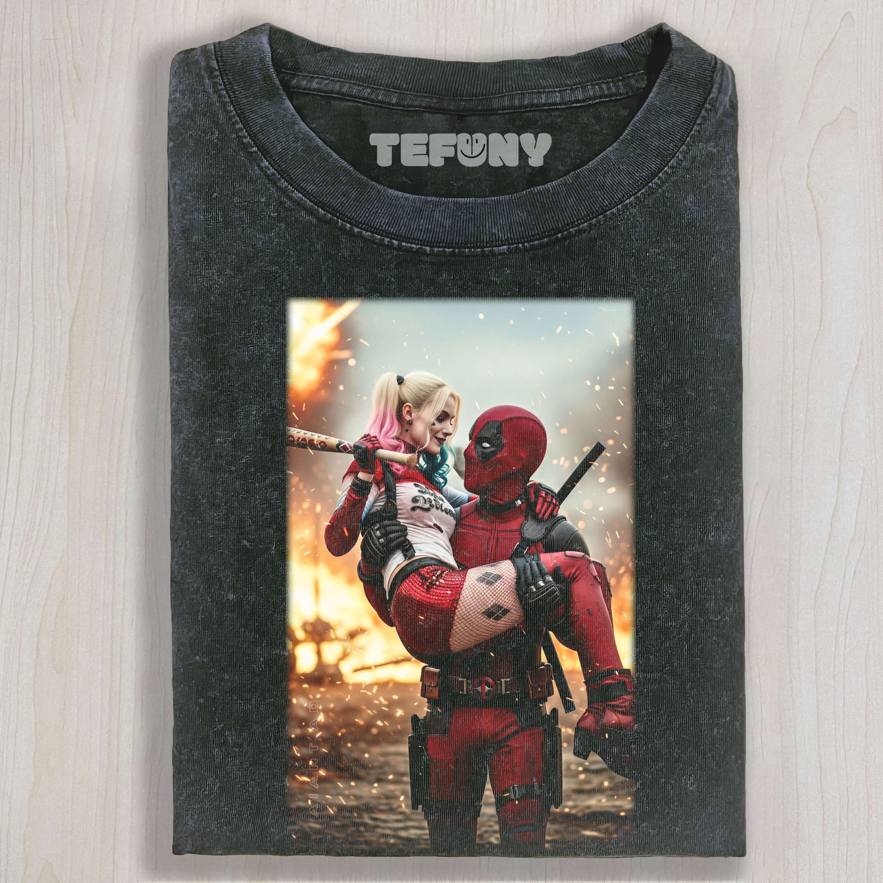 DEADPOOL AND HARLEY QUINN TEE & SWEAT & HOOD