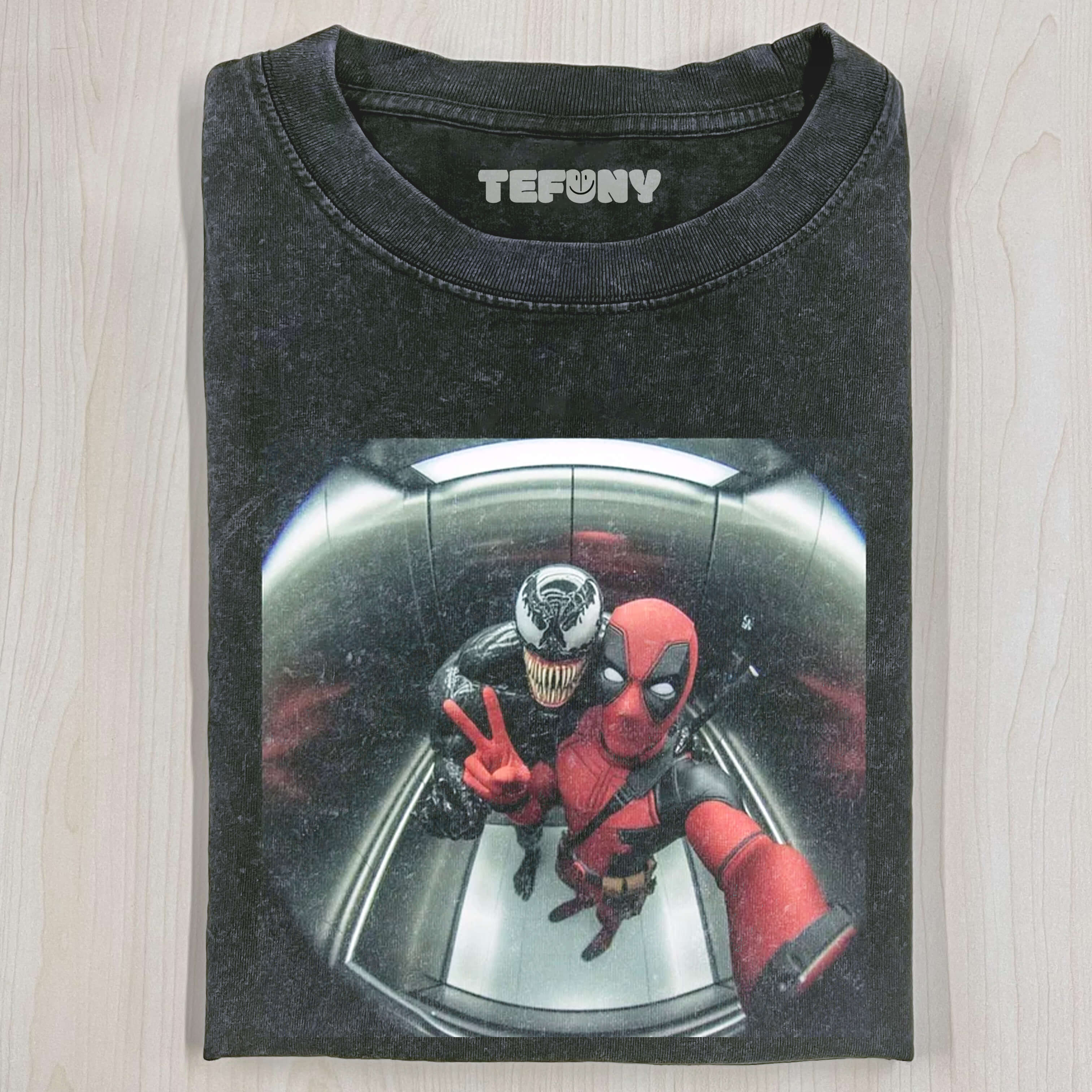 DEADPOOL AND VENOM T-SHIRT