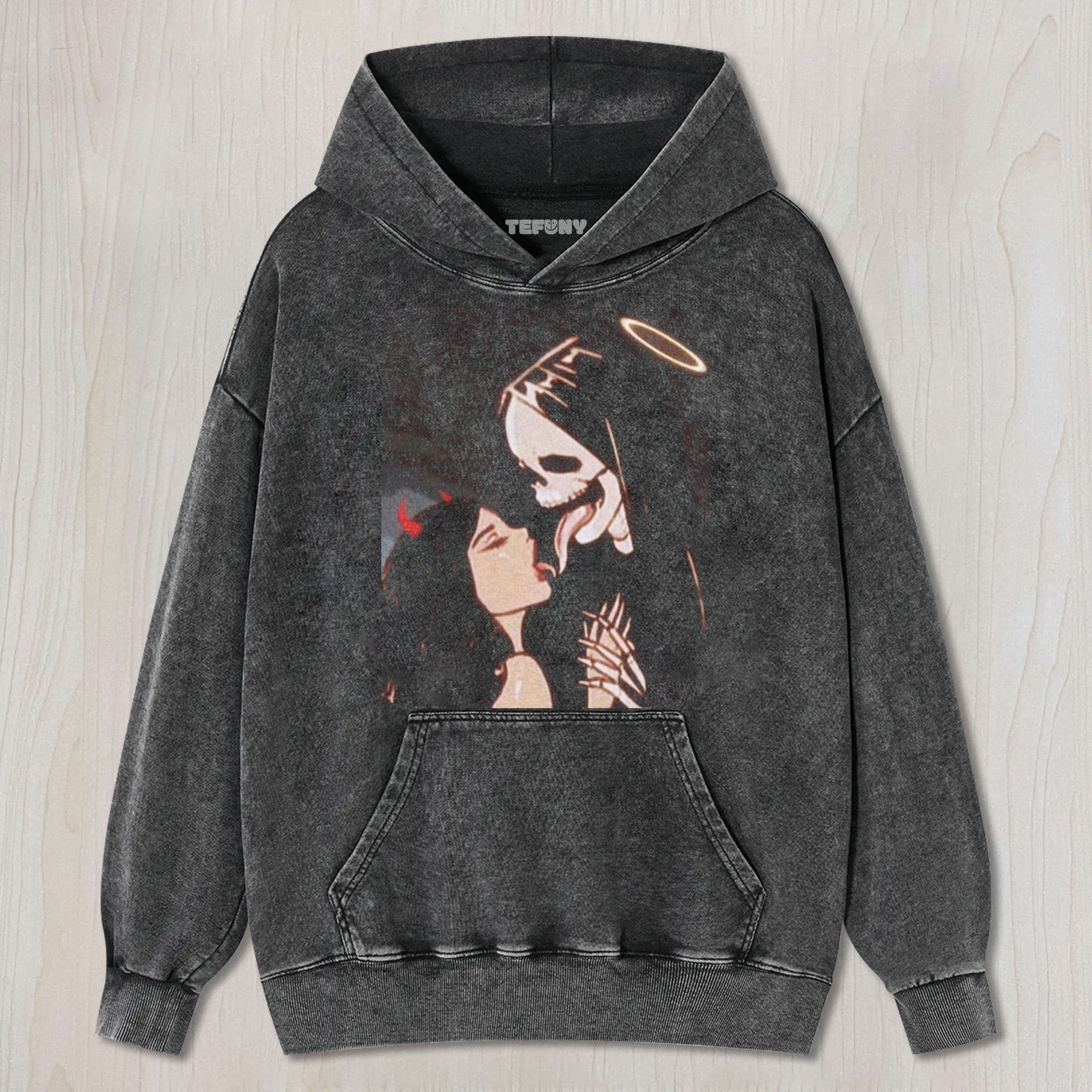 DEATH AND THE FEMALE DEMON TEE & SWEAT & HOOD