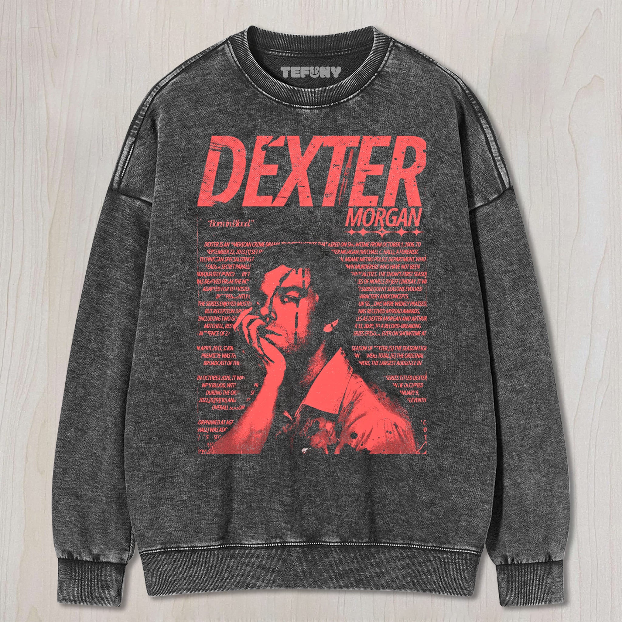 DEXTER N5 UNISEX TEE, TANK TOP, LAYERED LS, SWEATSHIRT & HOODIE
