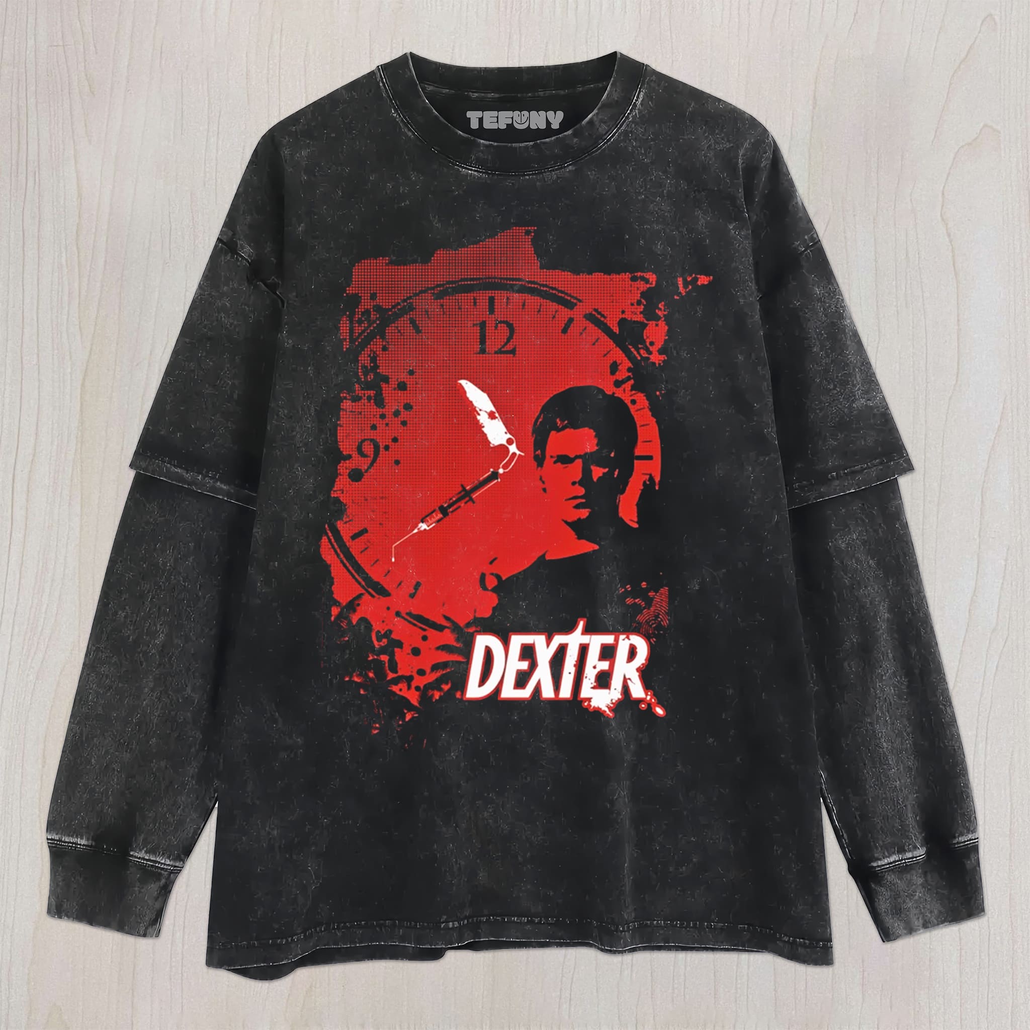 DEXTER N7 UNISEX TEE, TANK TOP, LAYERED LS, SWEATSHIRT & HOODIE