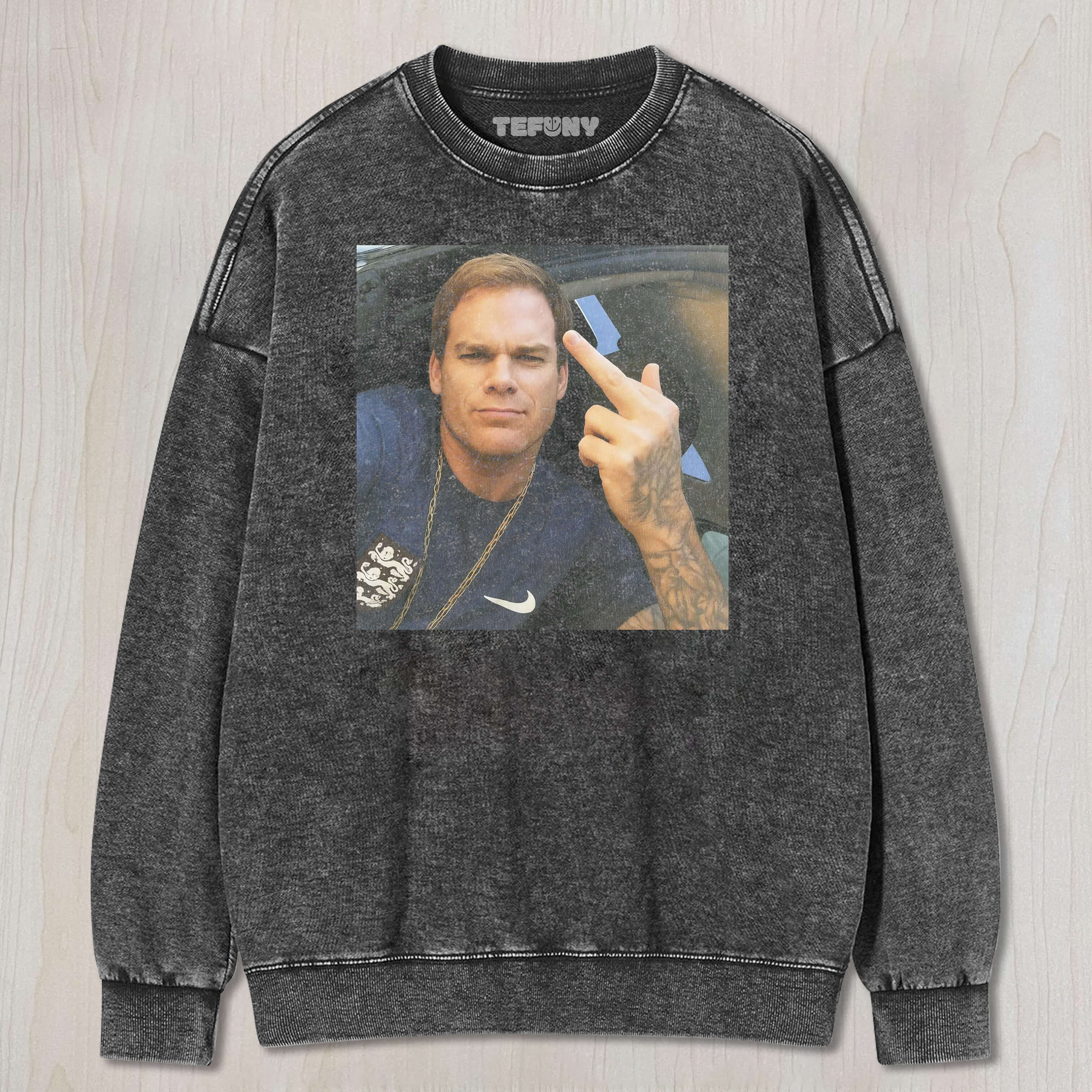 DEXTER MIDDLE FINGER TEE & SWEAT & HOOD