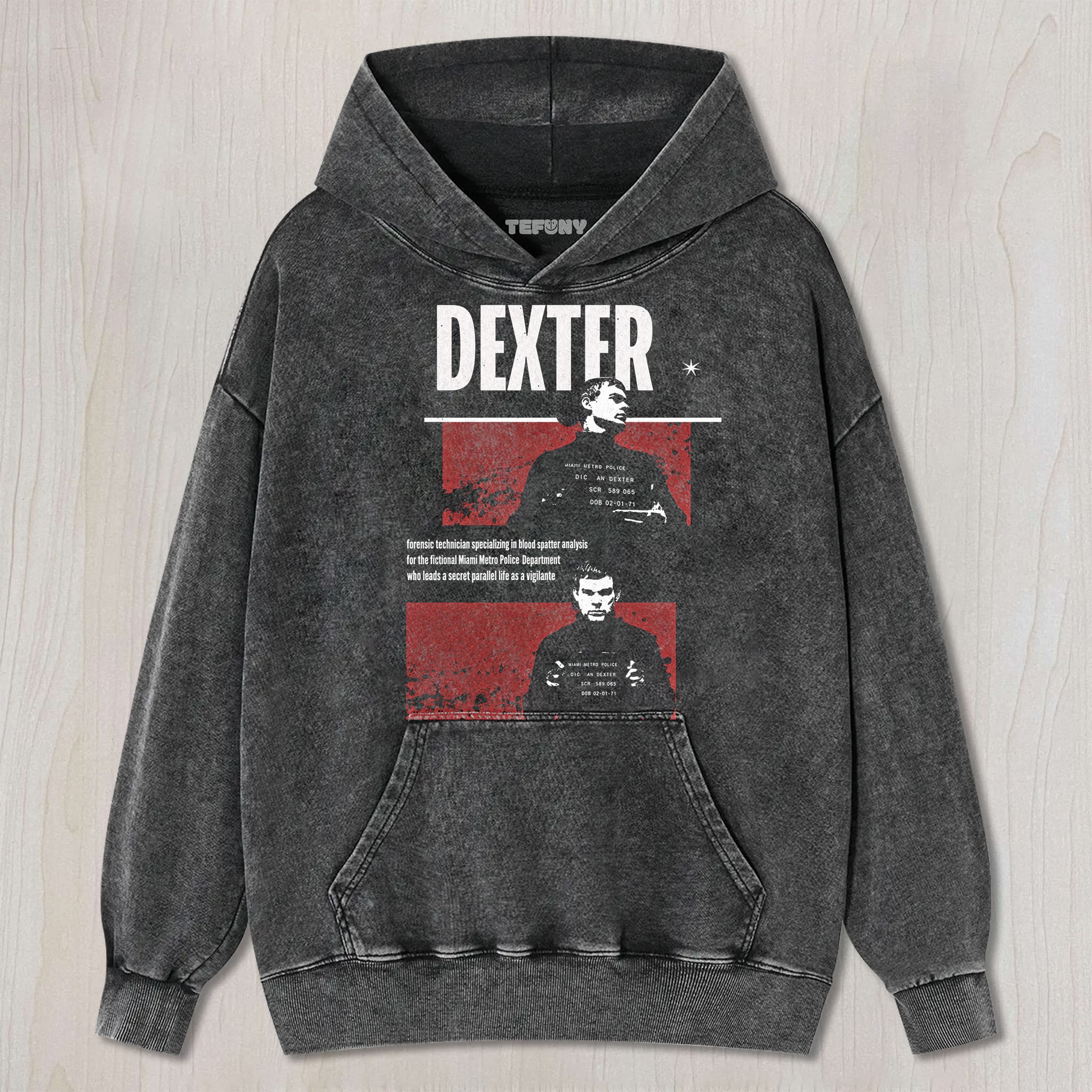 DEXTER N8 UNISEX TEE, TANK TOP, LAYERED LS, SWEATSHIRT & HOODIE