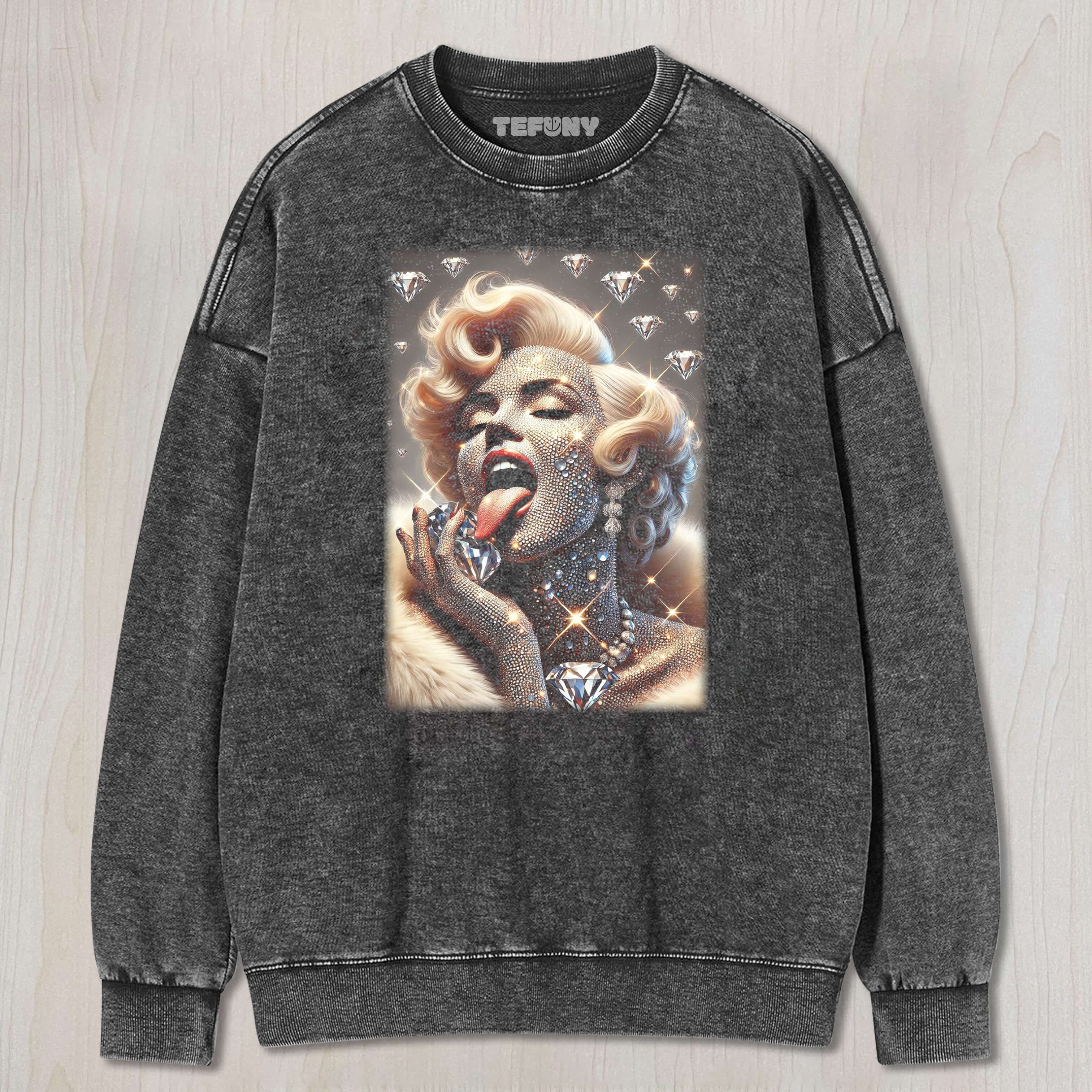 DIAMOND MARILYN MONROE TEE & SWEAT & HOOD