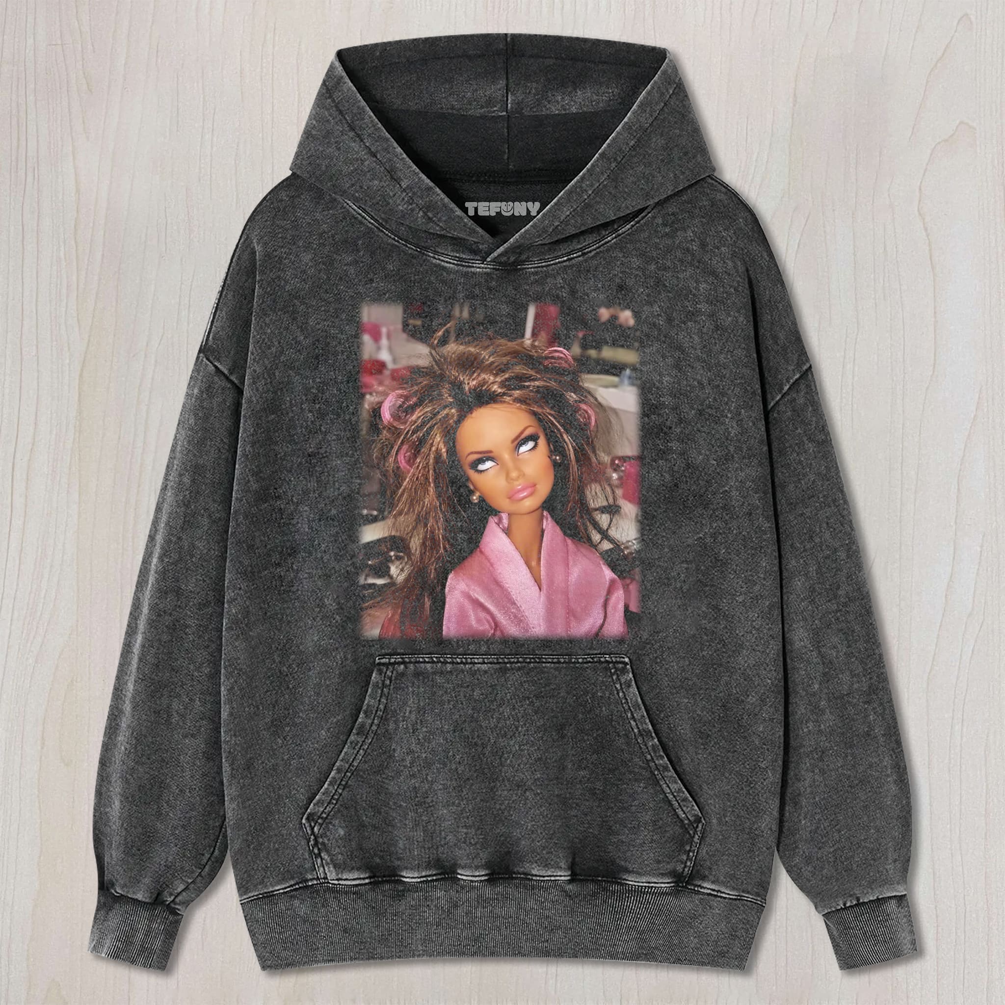 DISTRESSED DOLL MEME V11 UNISEX TEE, TANK TOP, LAYERED LS, SWEATSHIRT & HOODIE