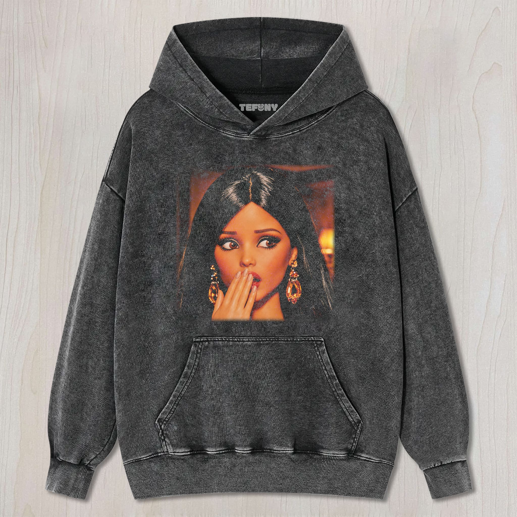 DISTRESSED DOLL MEME V14 UNISEX TEE, TANK TOP, LAYERED LS, SWEATSHIRT & HOODIE