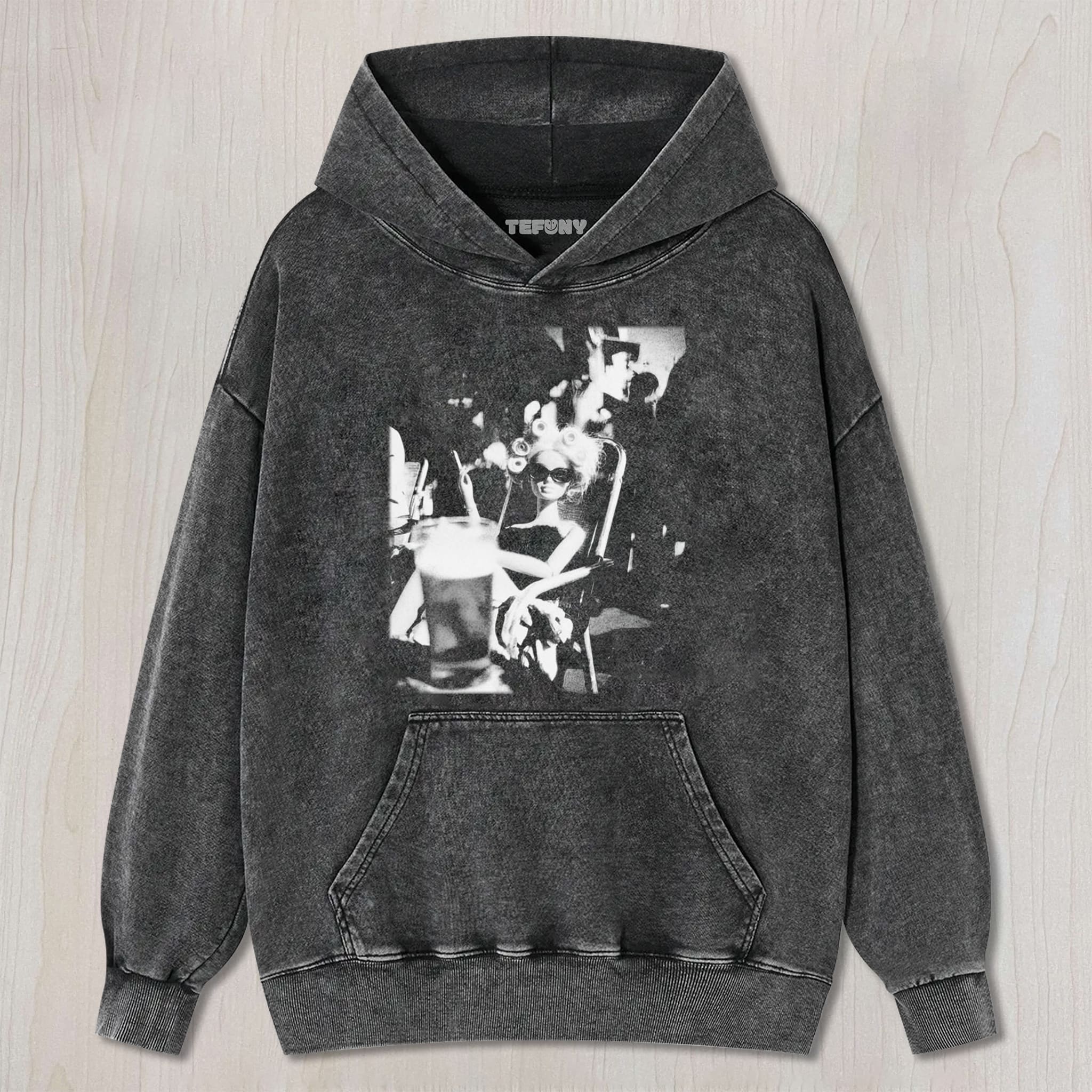 DISTRESSED DOLL MEME V8 UNISEX TEE, TANK TOP, LAYERED LS, SWEATSHIRT & HOODIE