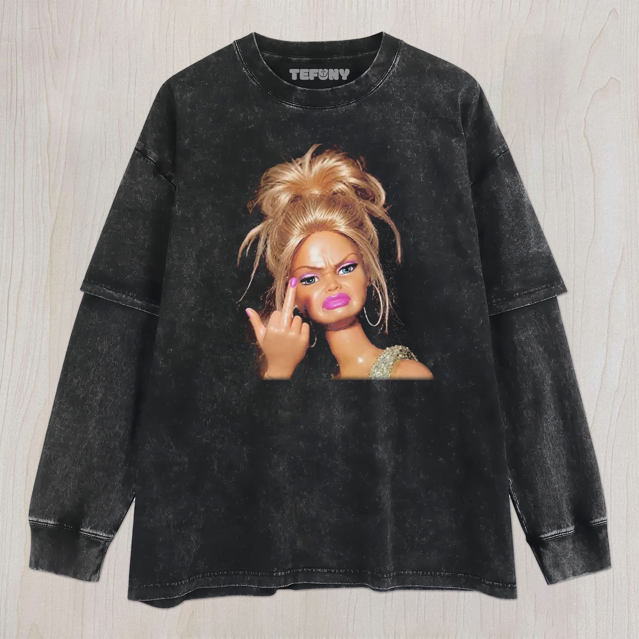 DOLL GIRL MEME V4 UNISEX TEE, TANK TOP, LAYERED LS, SWEATSHIRT & HOODIE