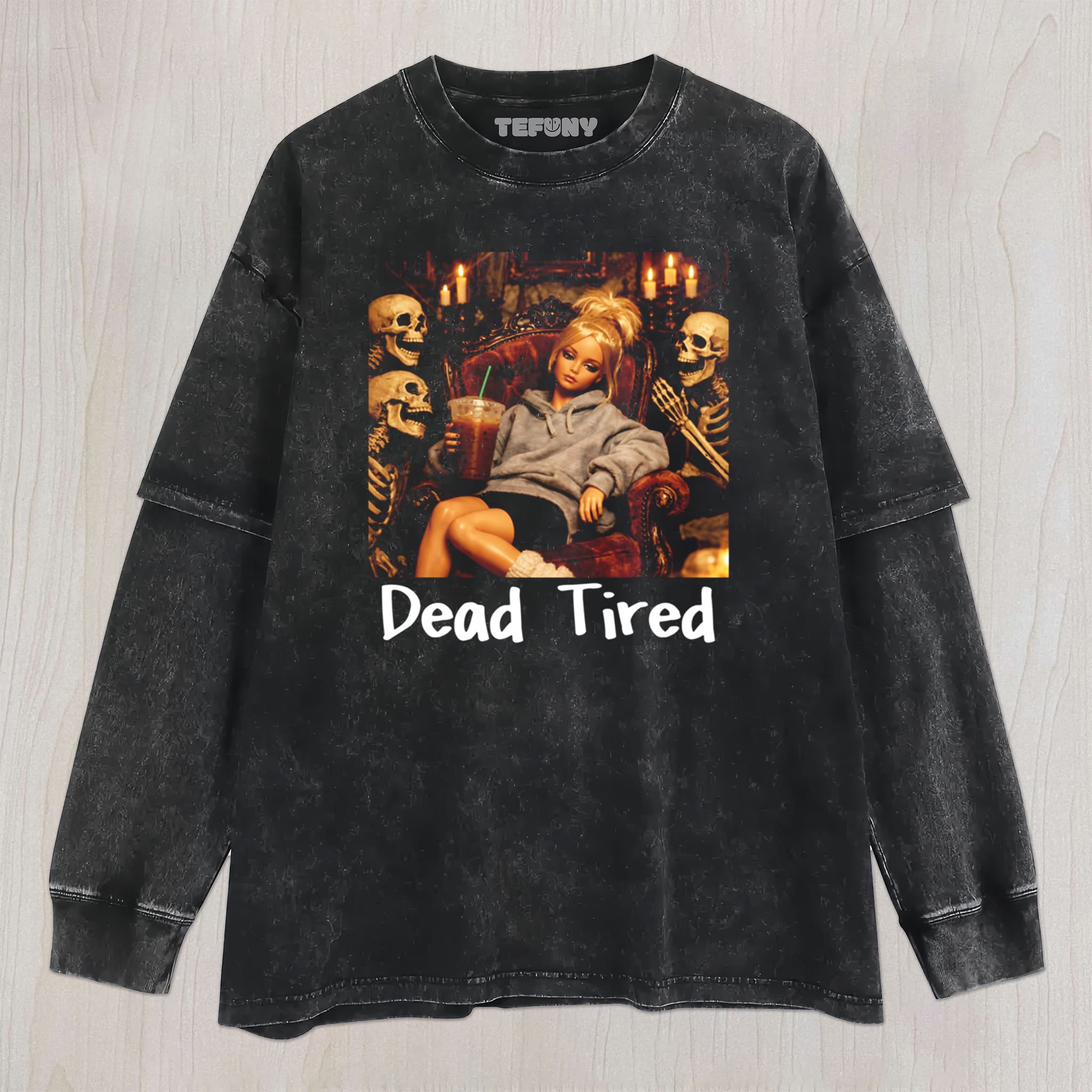 DOLL GIRL MEME V9 UNISEX TEE, TANK TOP, LAYERED LS, SWEATSHIRT & HOODIE