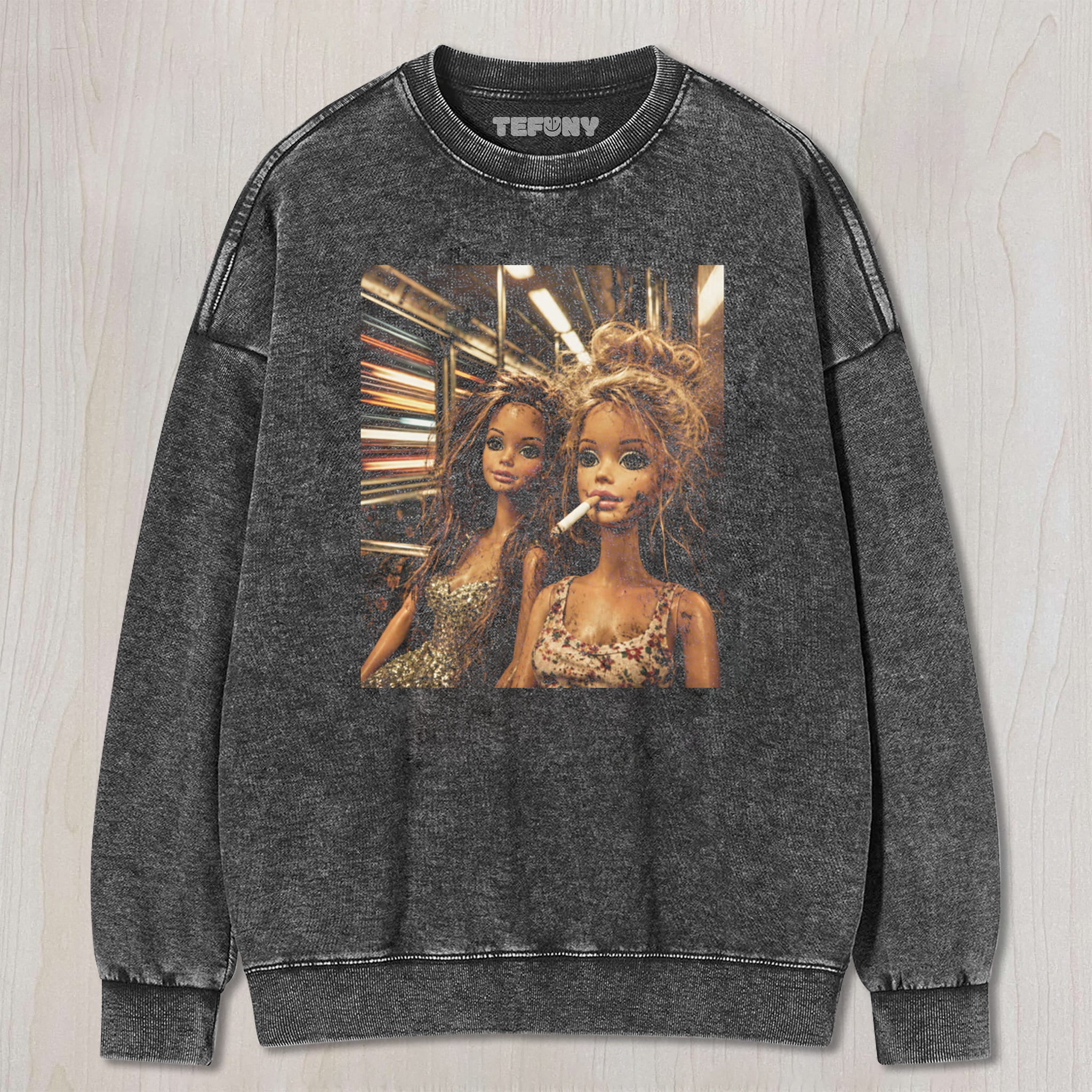 DOLLS ON SUBWAY UNISEX TEE, TANK TOP, LAYERED LS, SWEATSHIRT & HOODIE