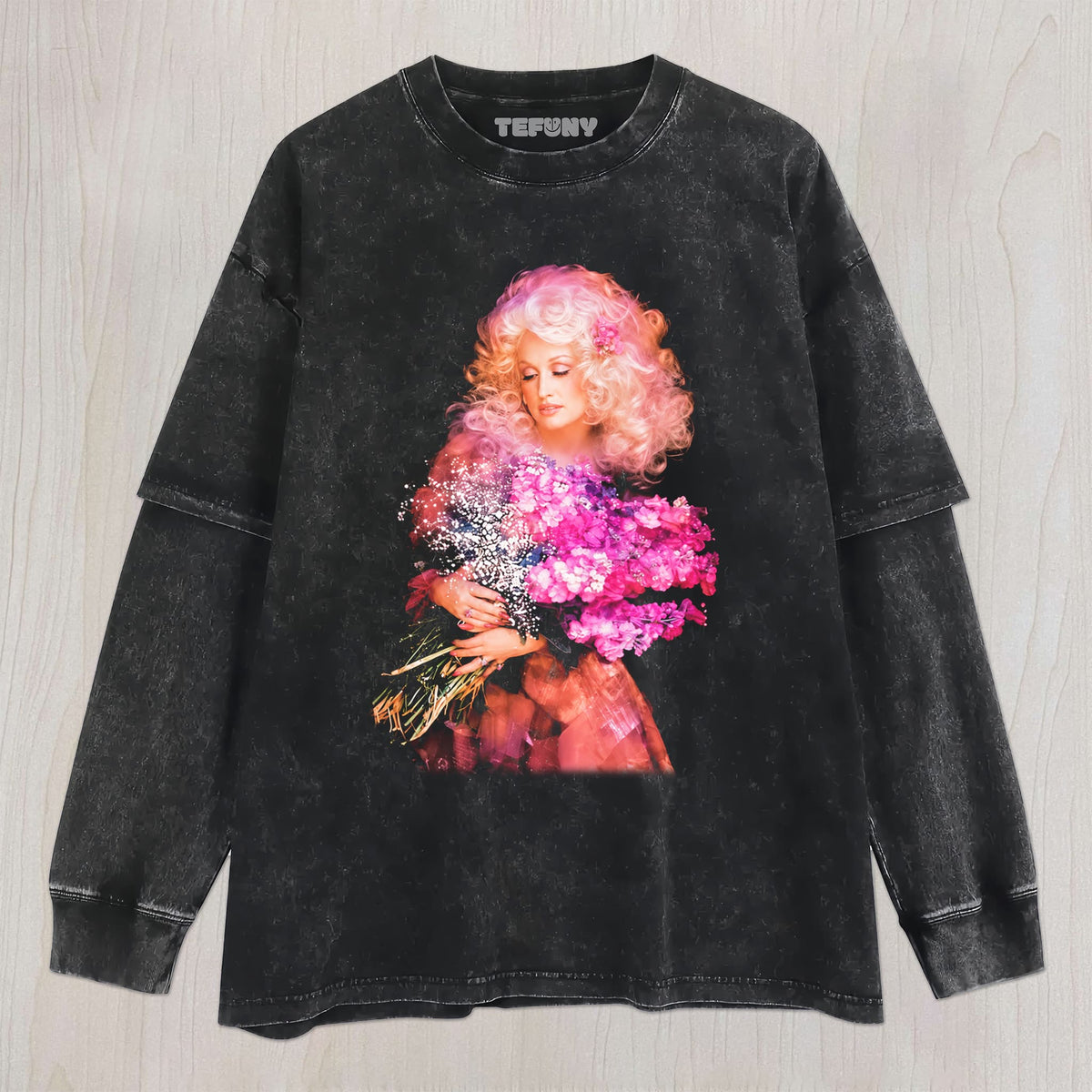 DOLLY PARTON PINK UNISEX TEE, TANK TOP, LAYERED LS, SWEATSHIRT & HOODIE