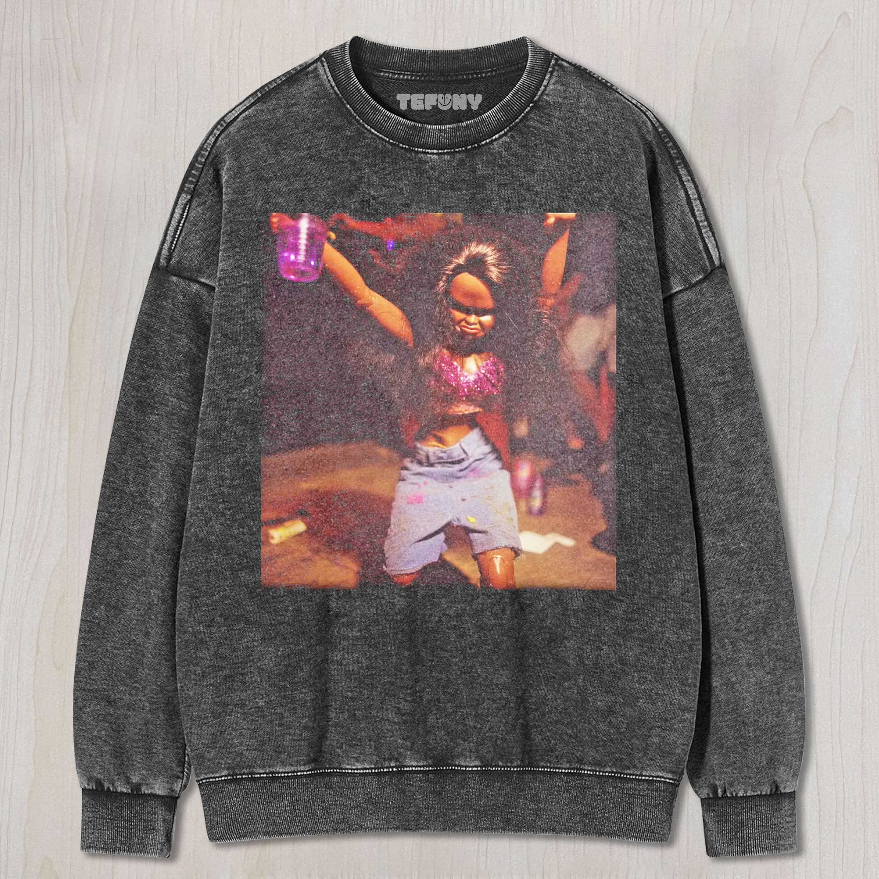 DOLL FACE BLACK GIRLDANCING UNISEX TEE, TANK TOP, LAYERED LS, SWEATSHIRT & HOODIE