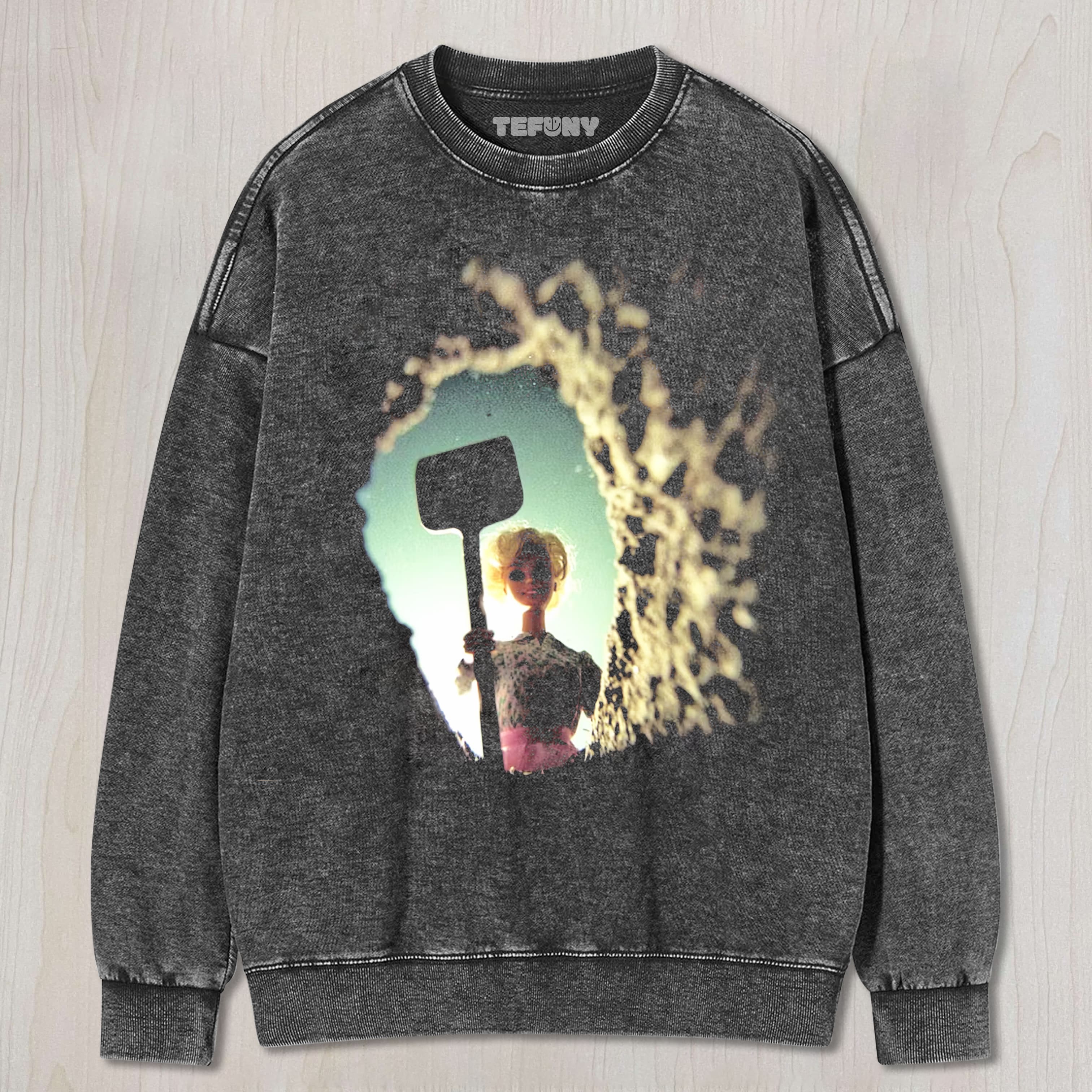 DOLL FACE DIGGING UNISEX TEE, TANK TOP, LAYERED LS, SWEATSHIRT & HOODIE