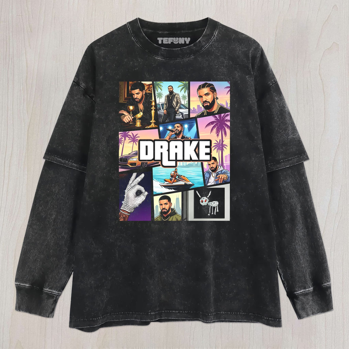 DRAKE UNISEX TEE, TANK TOP, LAYERED LS, SWEATSHIRT & HOODIE