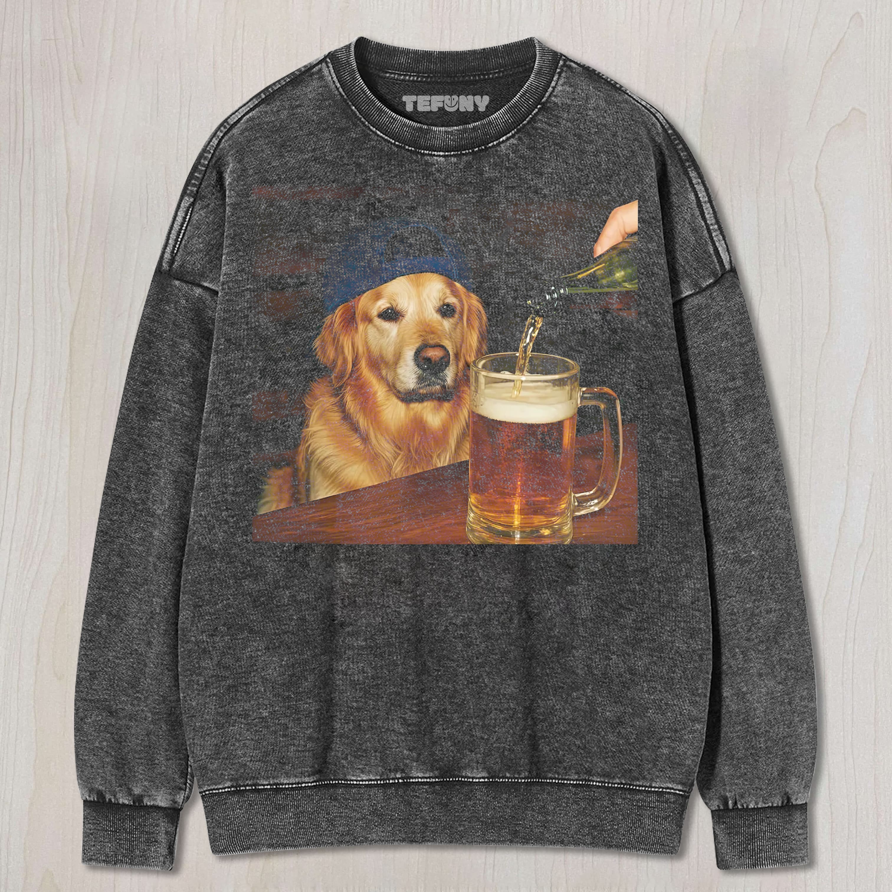 DRUNK DOG MEME V1 UNISEX TEE, TANK TOP, LAYERED LS, SWEATSHIRT & HOODIE
