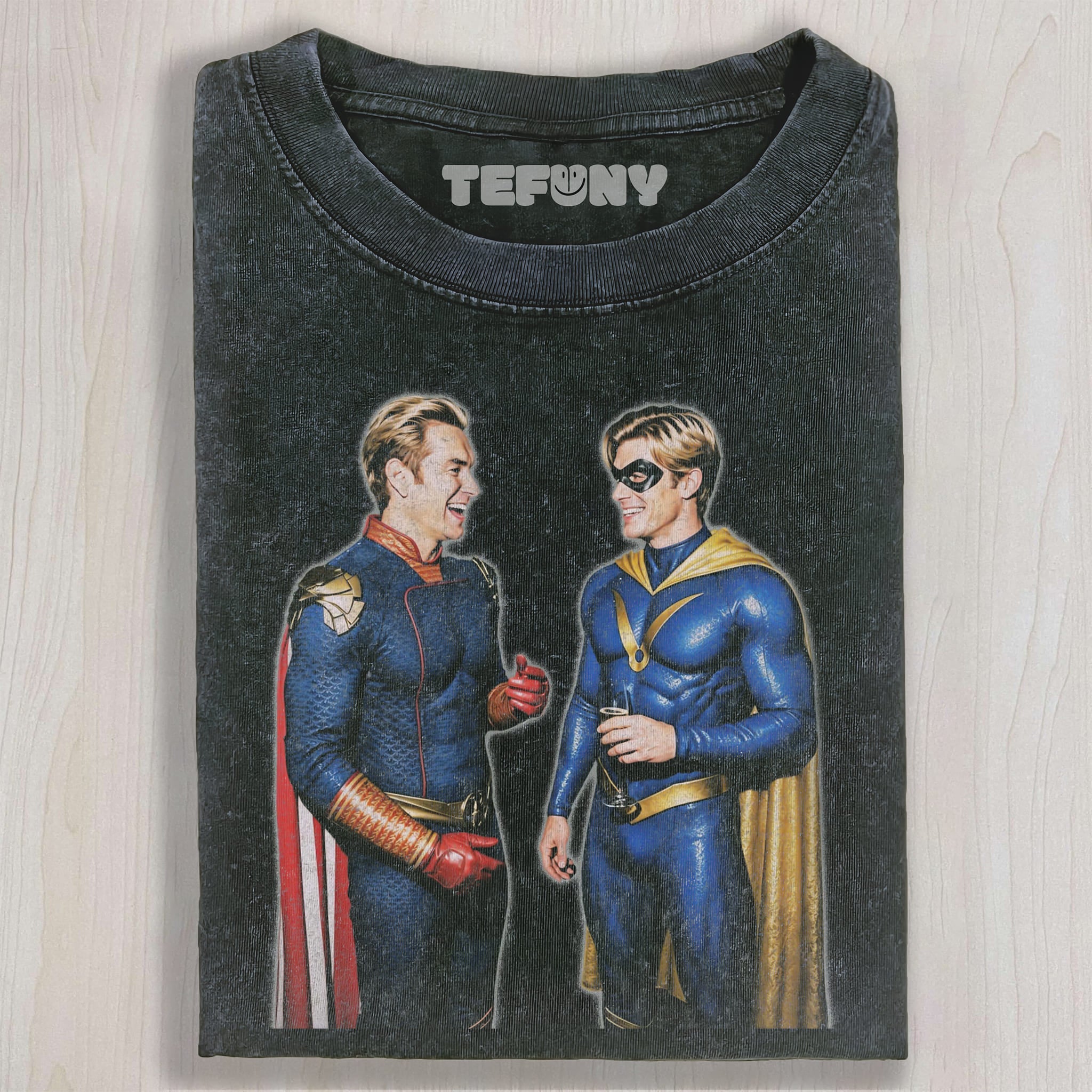 DUAL CAPE HERO FILM GRAPHIC UNISEX TEE, TANK TOP, LAYERED LS, SWEATSHIRT & HOODIE