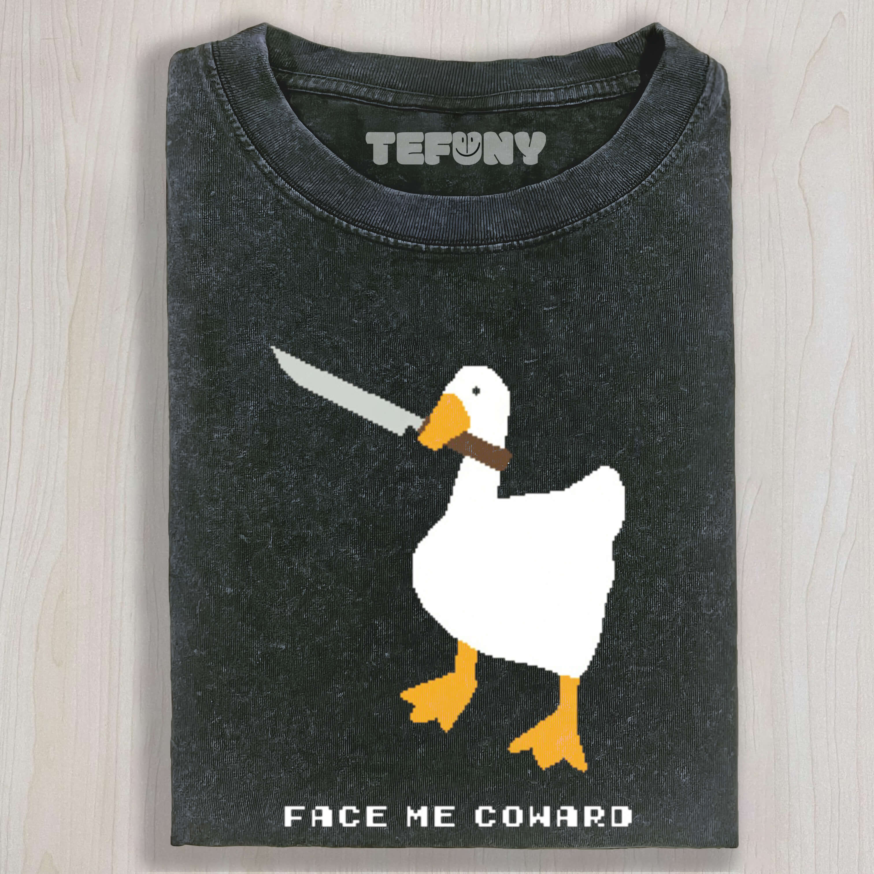 DUCK MEME FACE ME COWARD TEE & SWEAT & HOOD