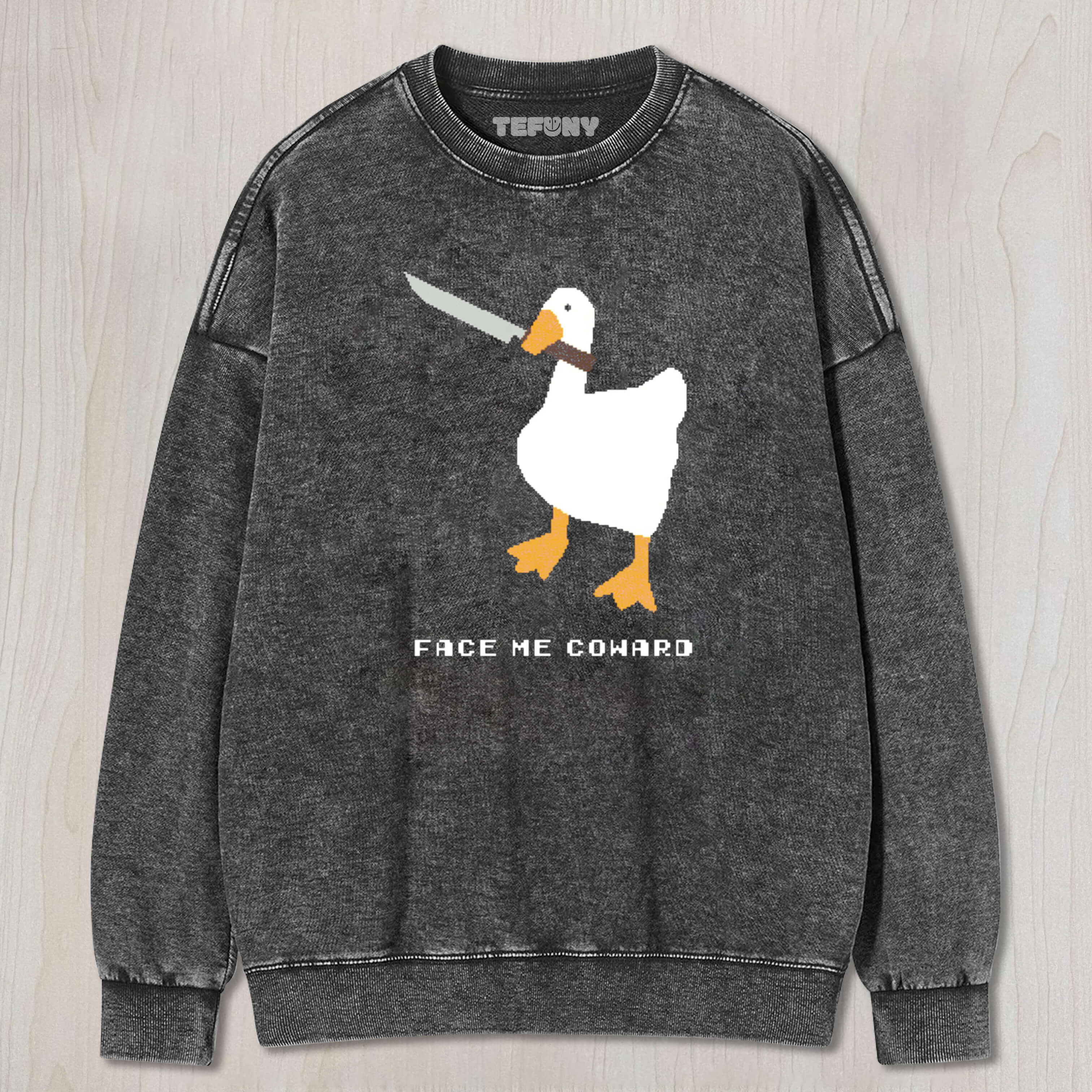 DUCK MEME FACE ME COWARD TEE & SWEAT & HOOD