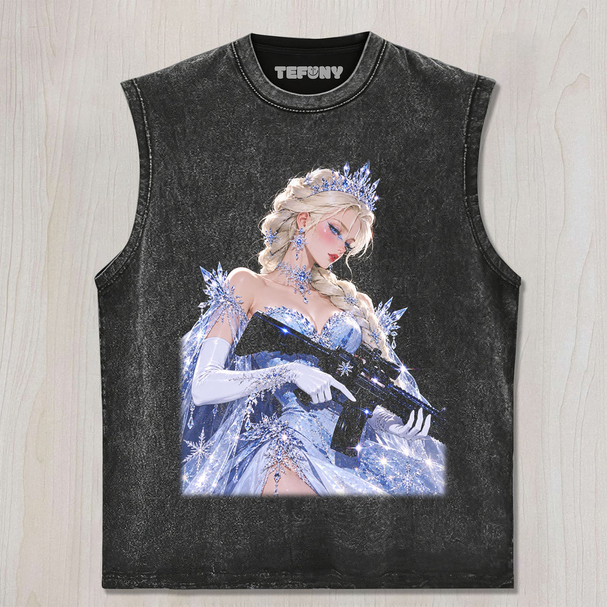 E-A WITH A GUN UNISEX TEE, TANK TOP, LAYERED LS, SWEATSHIRT & HOODIE