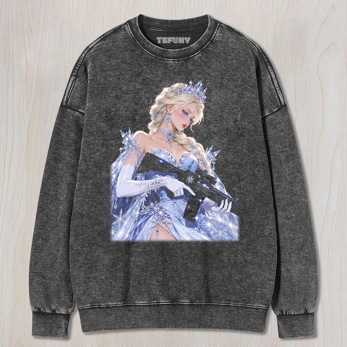 E-A WITH A GUN UNISEX TEE, TANK TOP, LAYERED LS, SWEATSHIRT & HOODIE