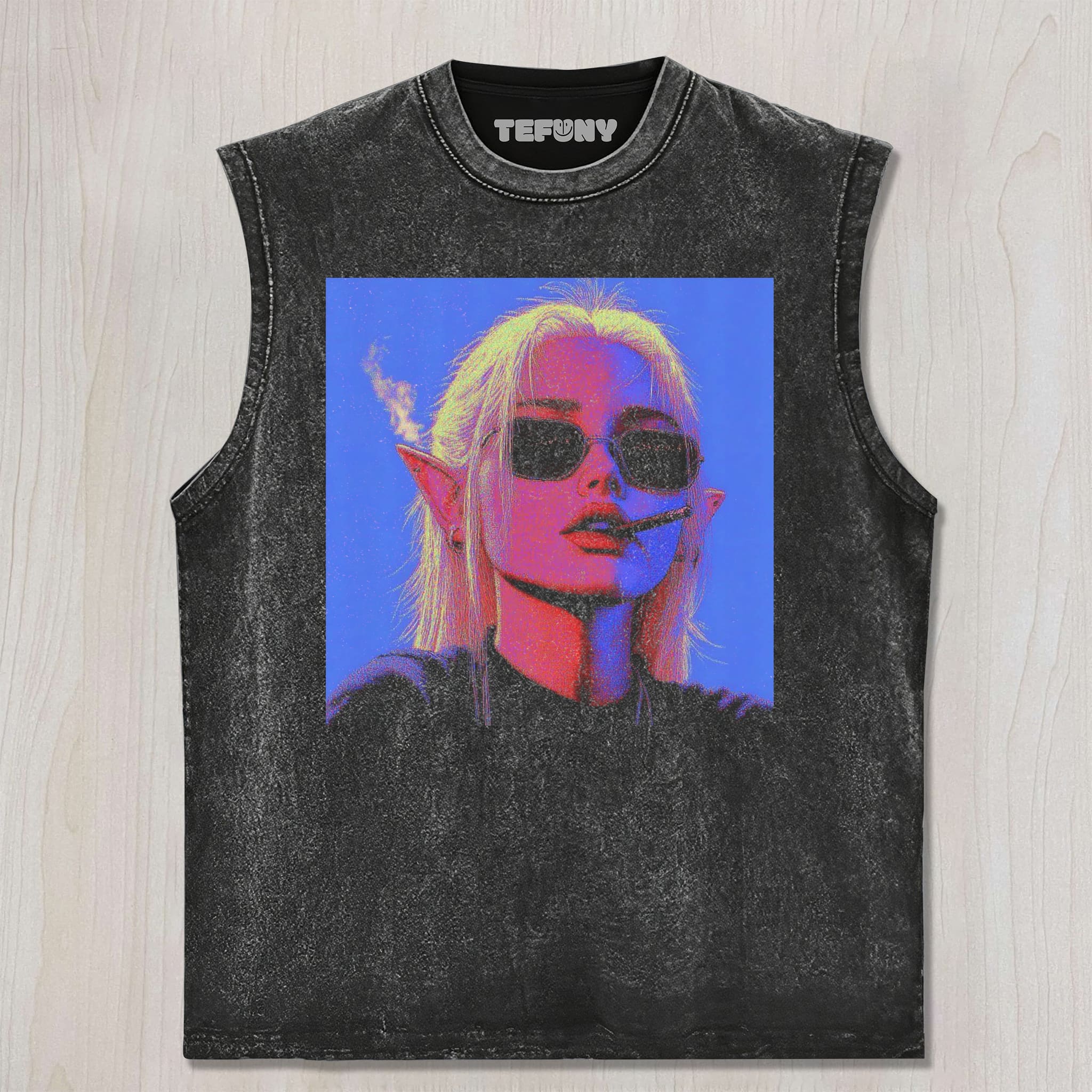 ELF SMOKING UNISEX TEE, TANK TOP, LAYERED LS, SWEATSHIRT & HOODIE
