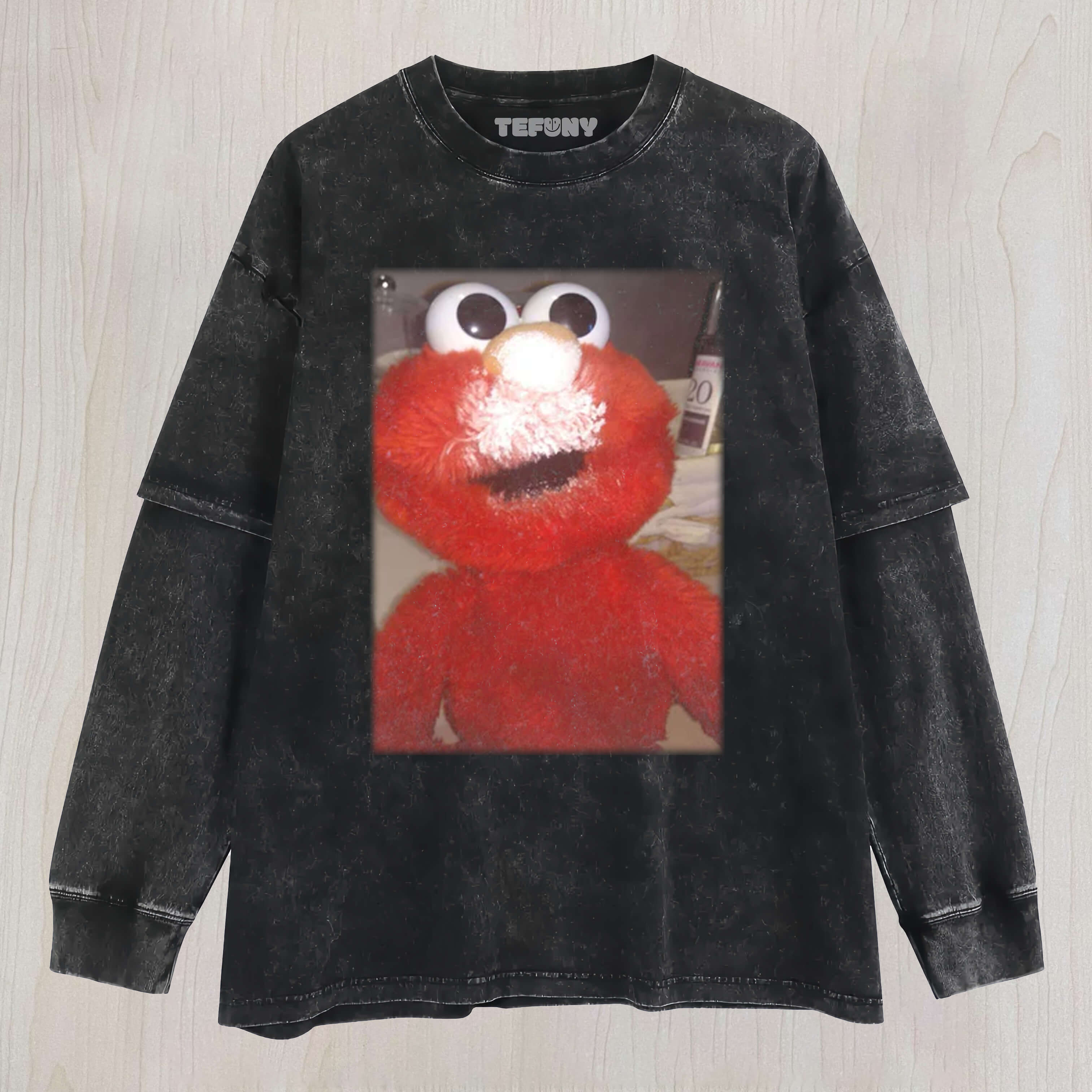 ELMO WHITE POWDER LAYERED LONG SLEEVE