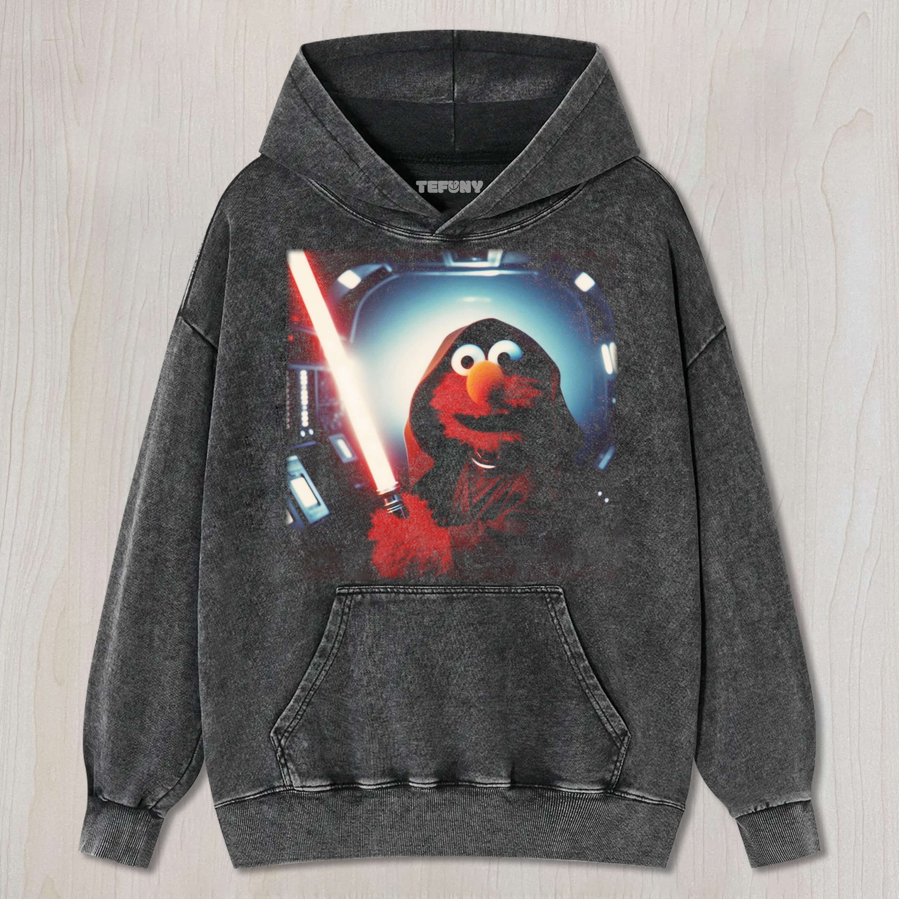 ELMO HOLDING A LIGHTSABER T-SHIRT