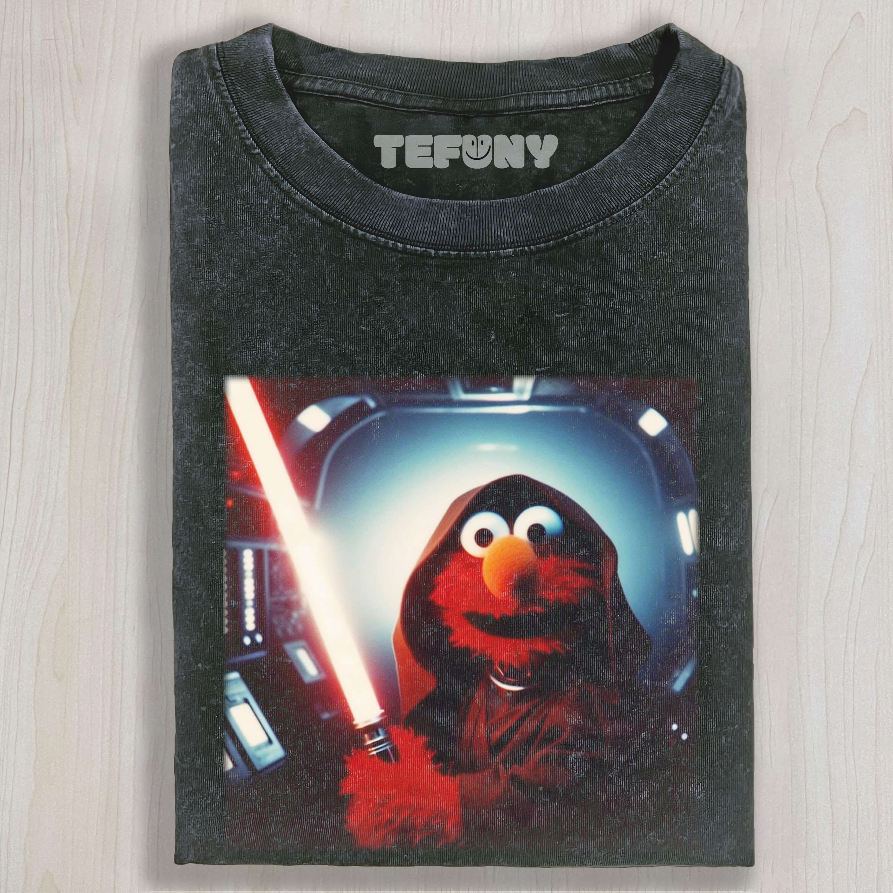 ELMO HOLDING A LIGHTSABER T-SHIRT