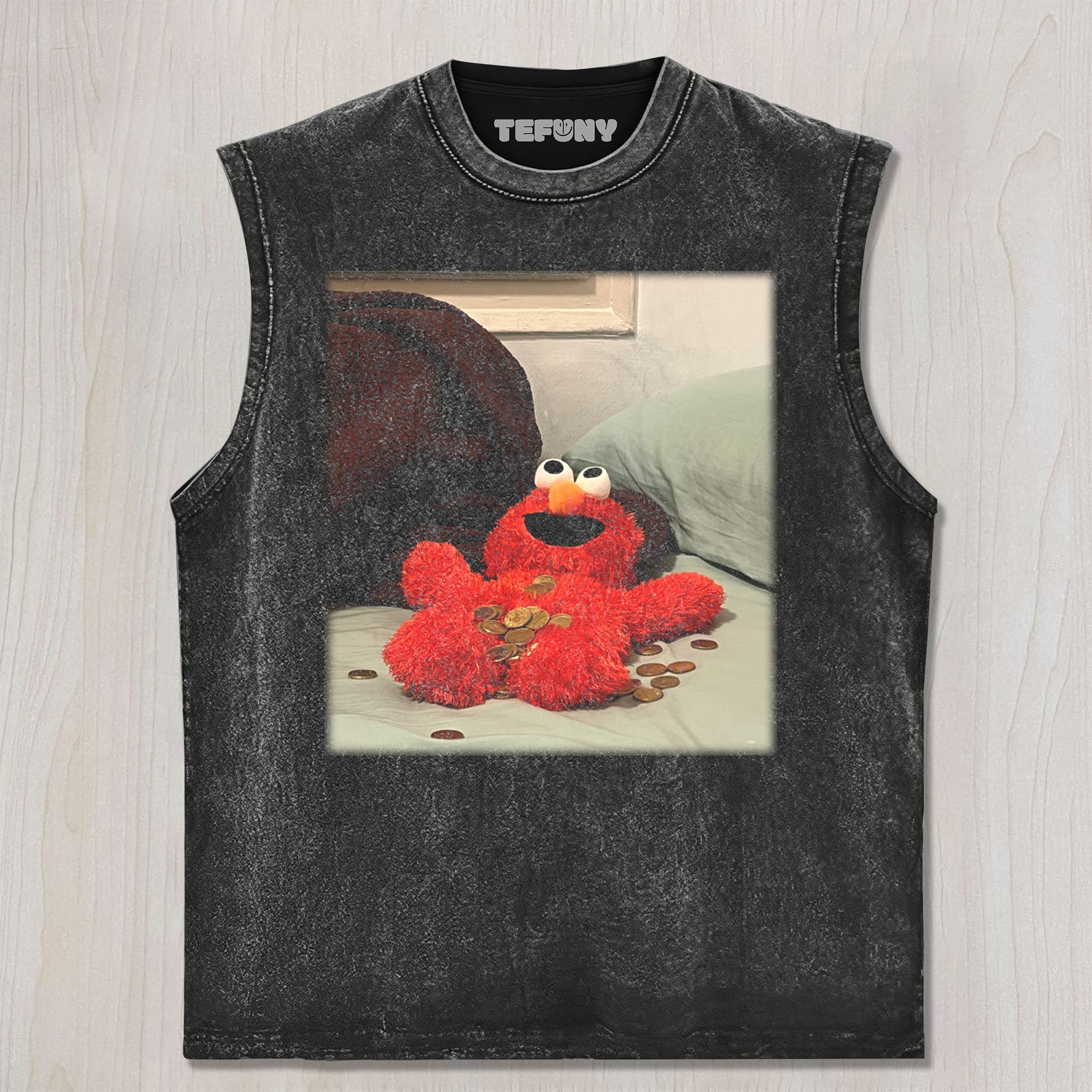 ELMO(MONEY FALLS) UNISEX TEE, TANK TOP, LAYERED LS, SWEATSHIRT & HOODIE
