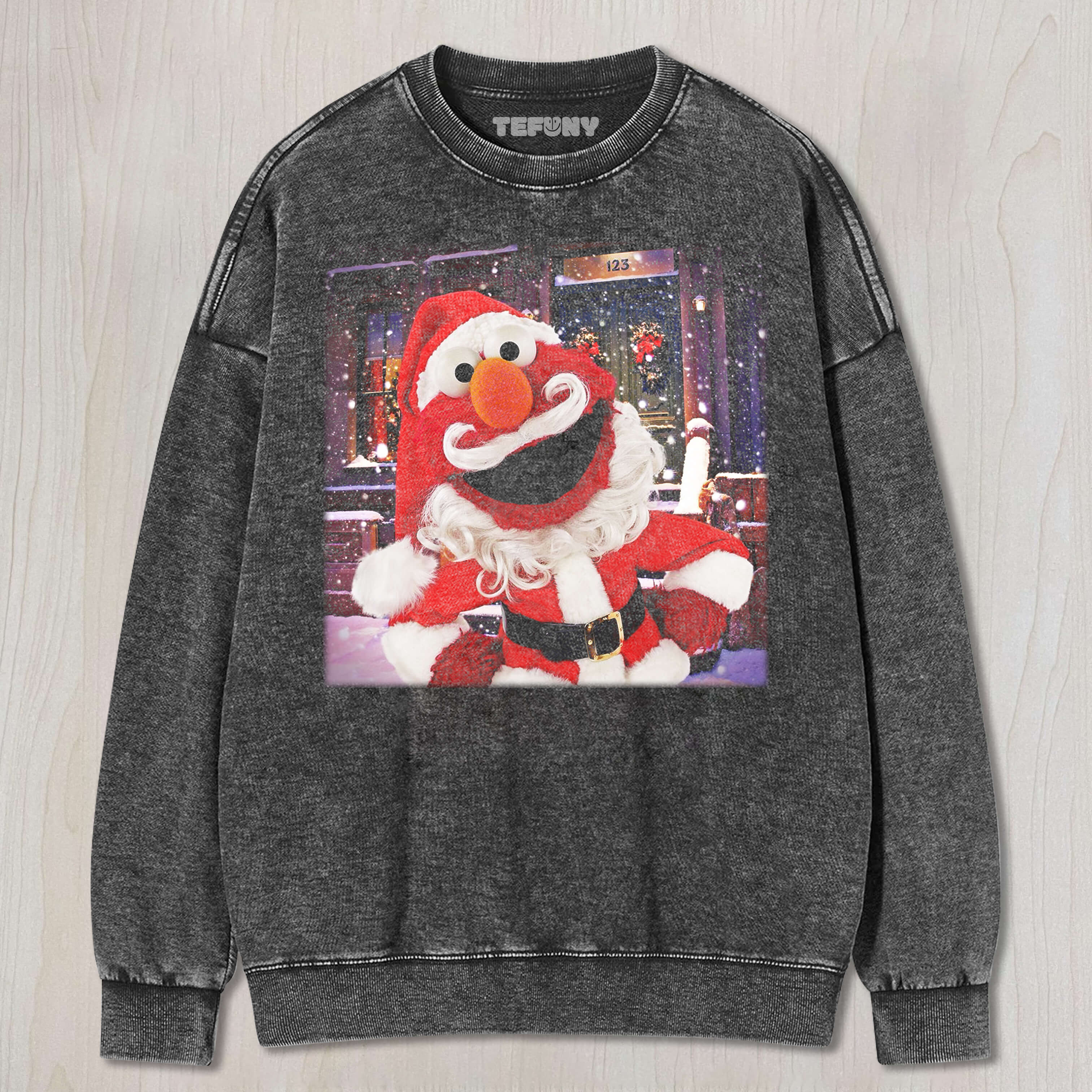 ELMO SANTA CLAUS TEE & SWEAT & HOOD
