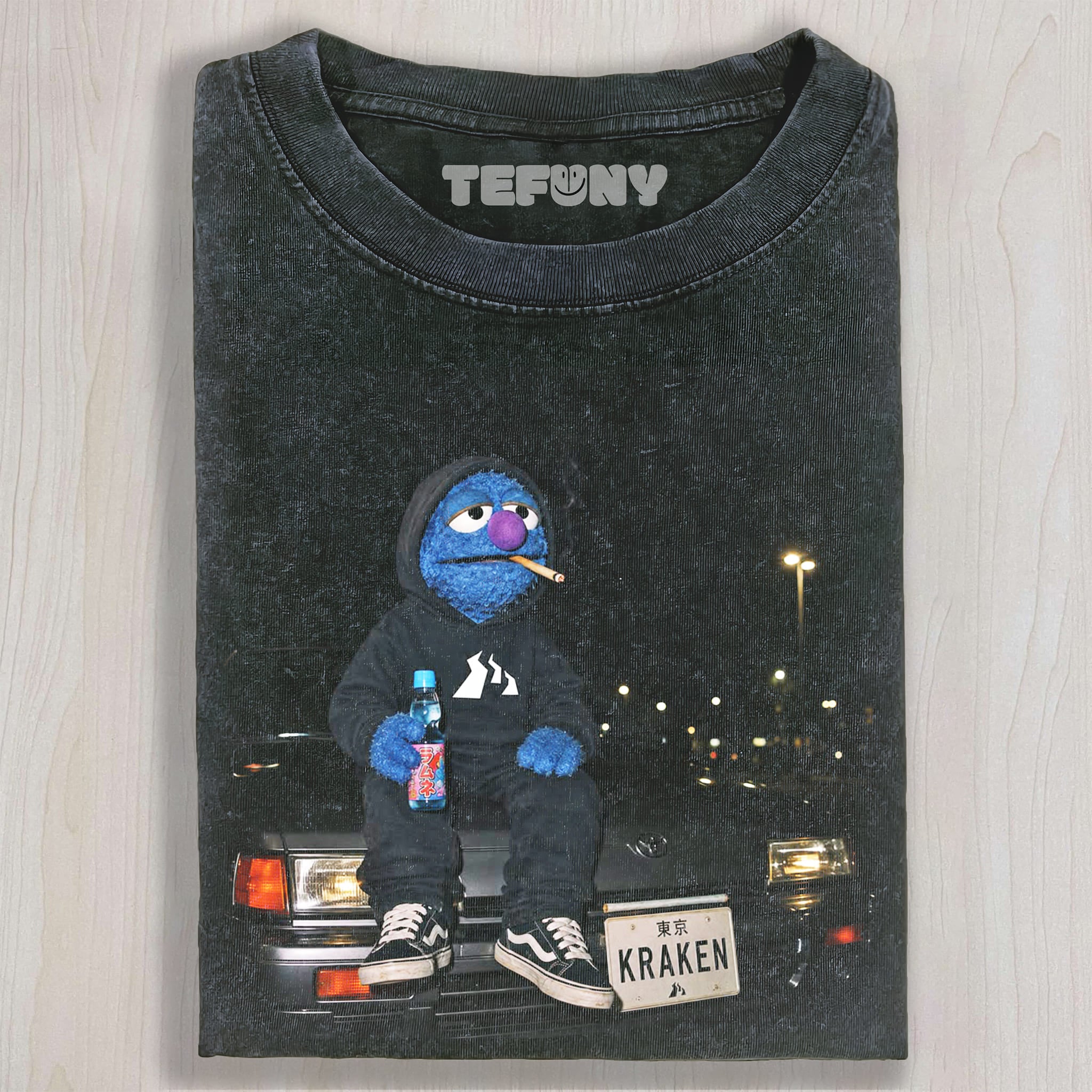 EMO COOKIE MONSTER UNISEX TEE, TANK TOP, LAYERED LS, SWEATSHIRT & HOODIE