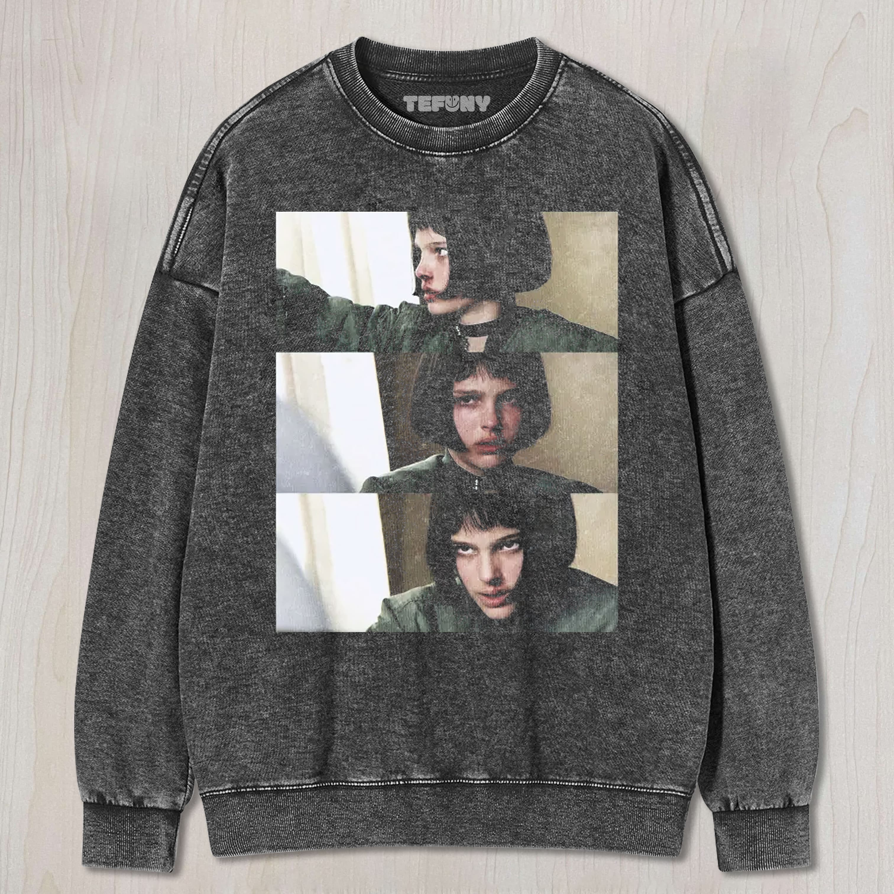 EMOTIONAL GIRL VINTAGE TRIPTYCH T UNISEX TEE, TANK TOP, LAYERED LS, SWEATSHIRT & HOODIE