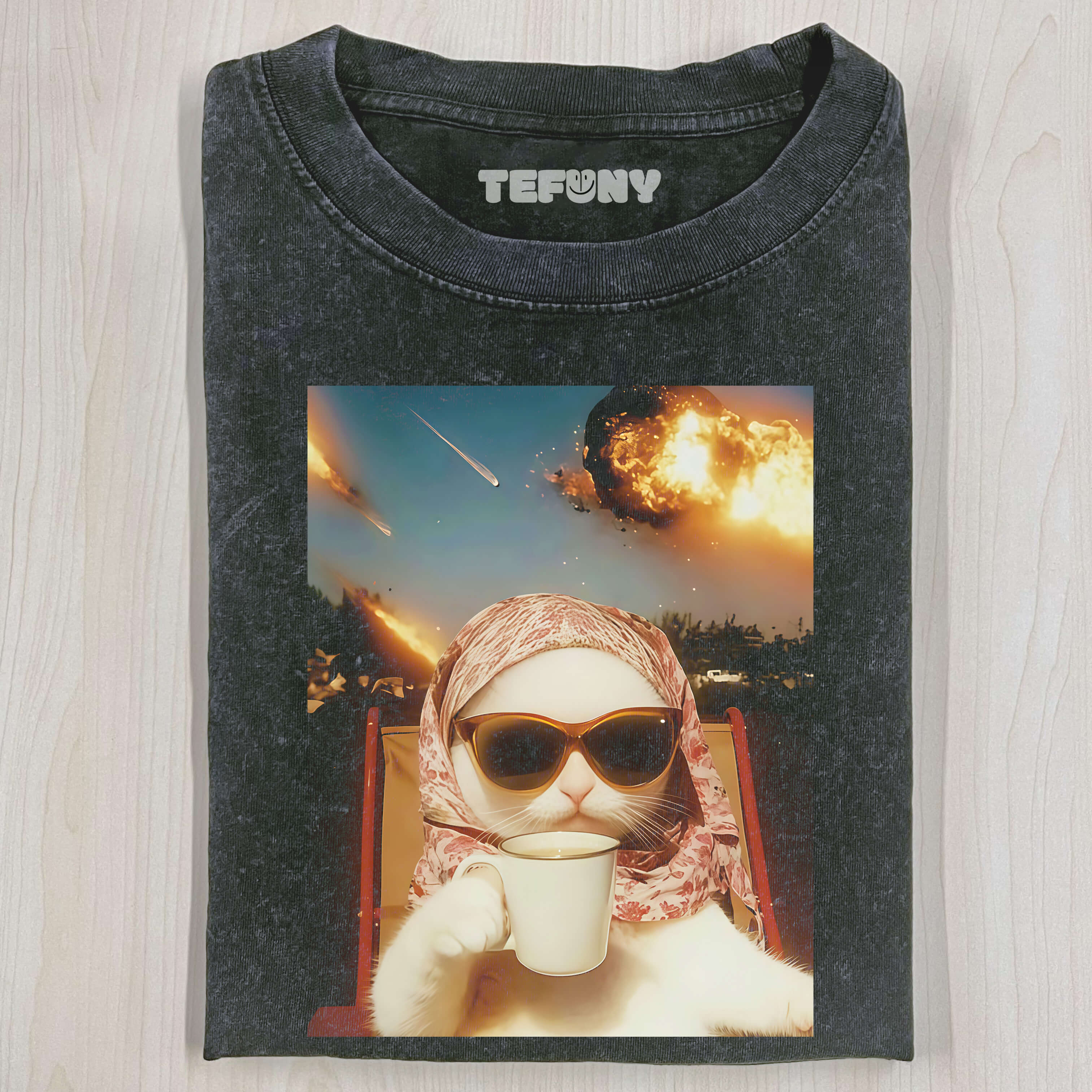 EXPLODING CATS T-SHIRT V1