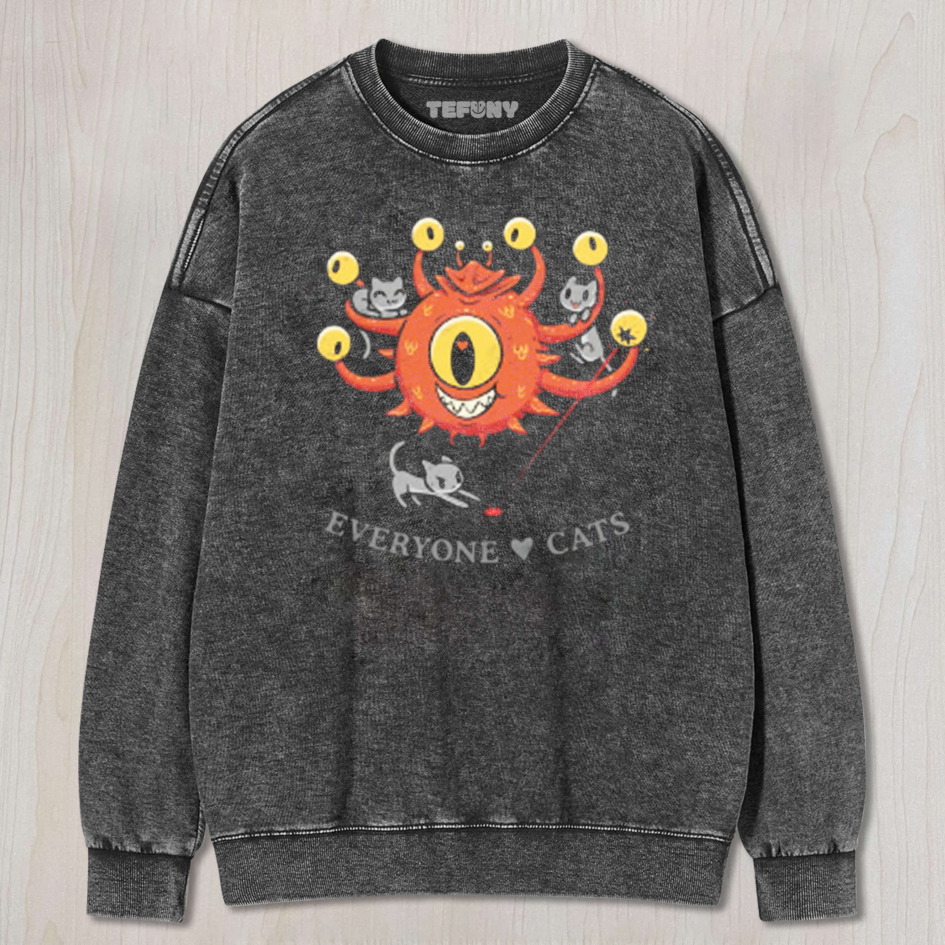 EVERYONE LOVE CATS DUANDG TEE & SWEAT & HOOD