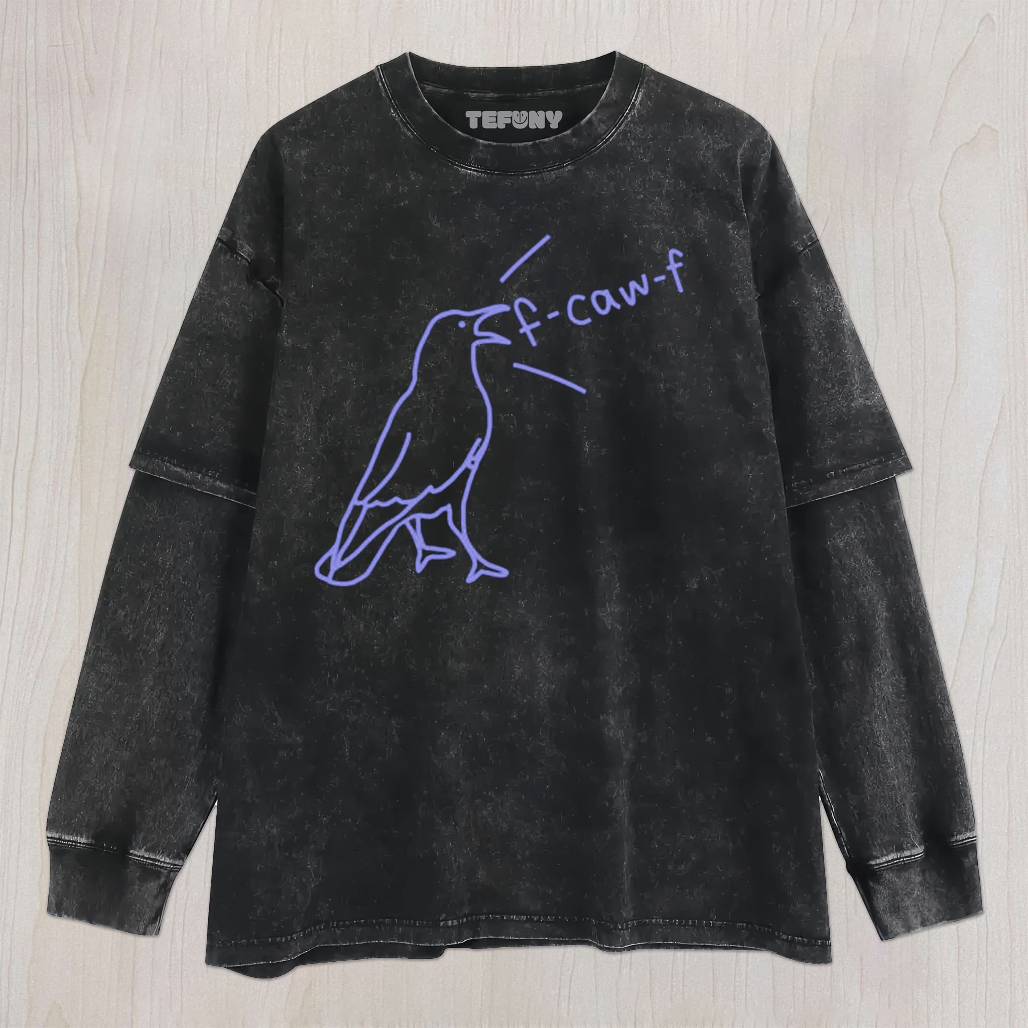 F-CAW-F CROW UNISEX TEE, TANK TOP, LAYERED LS, SWEATSHIRT & HOODIE
