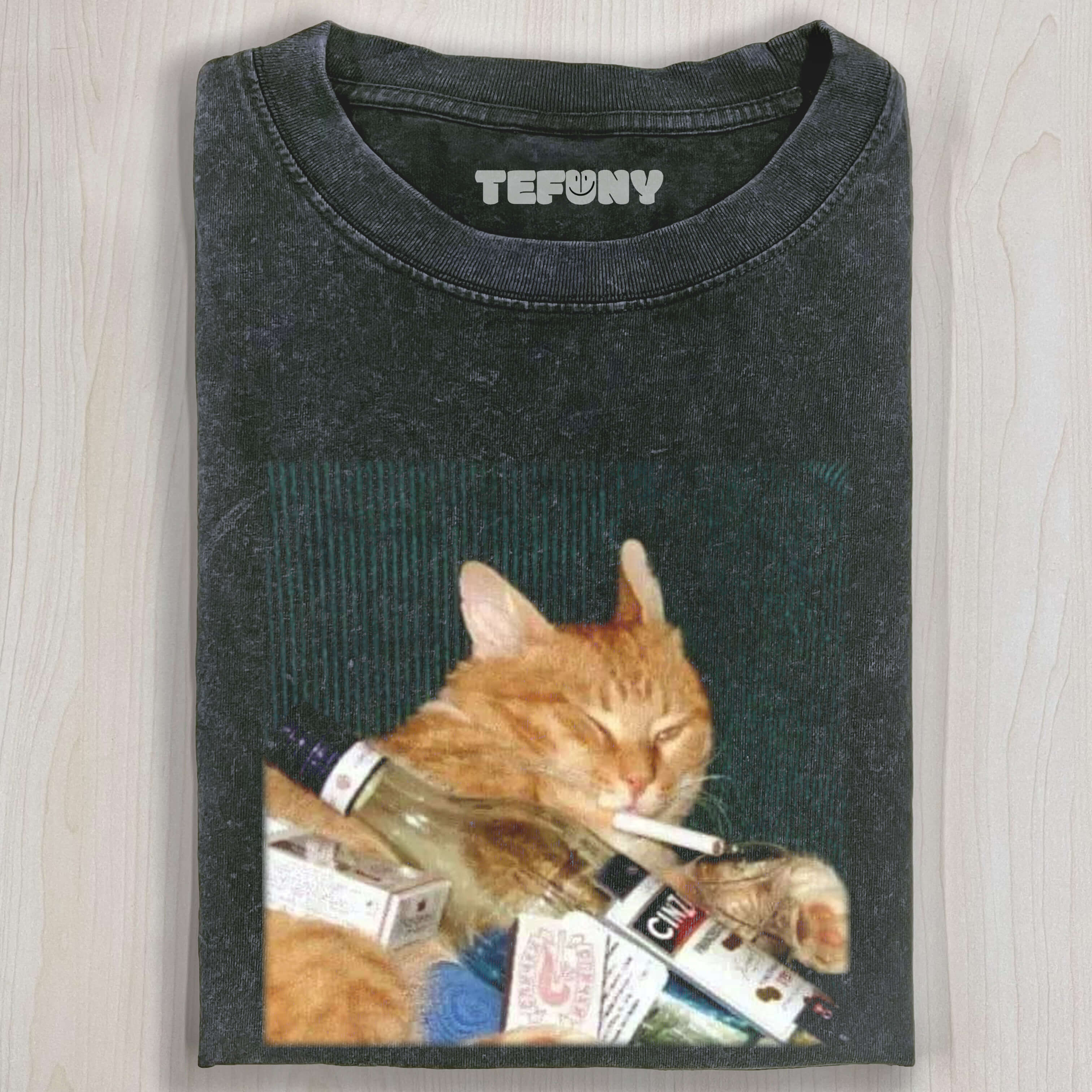 FAINTING CAT T-SHIRT
