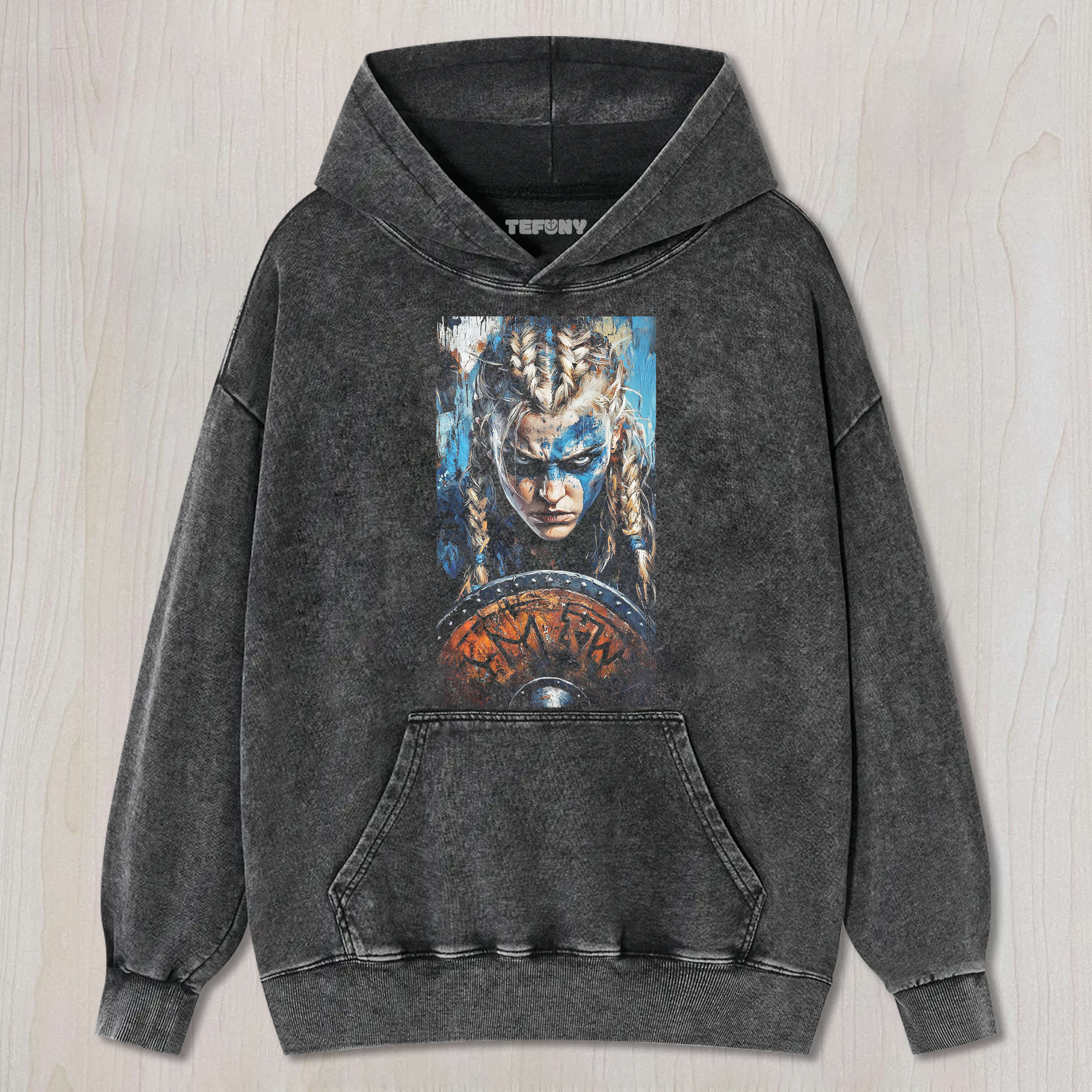 FEMALE VIKING WARRIOR 1 T-SHIRT & LONG SLEEVES & HOODIES