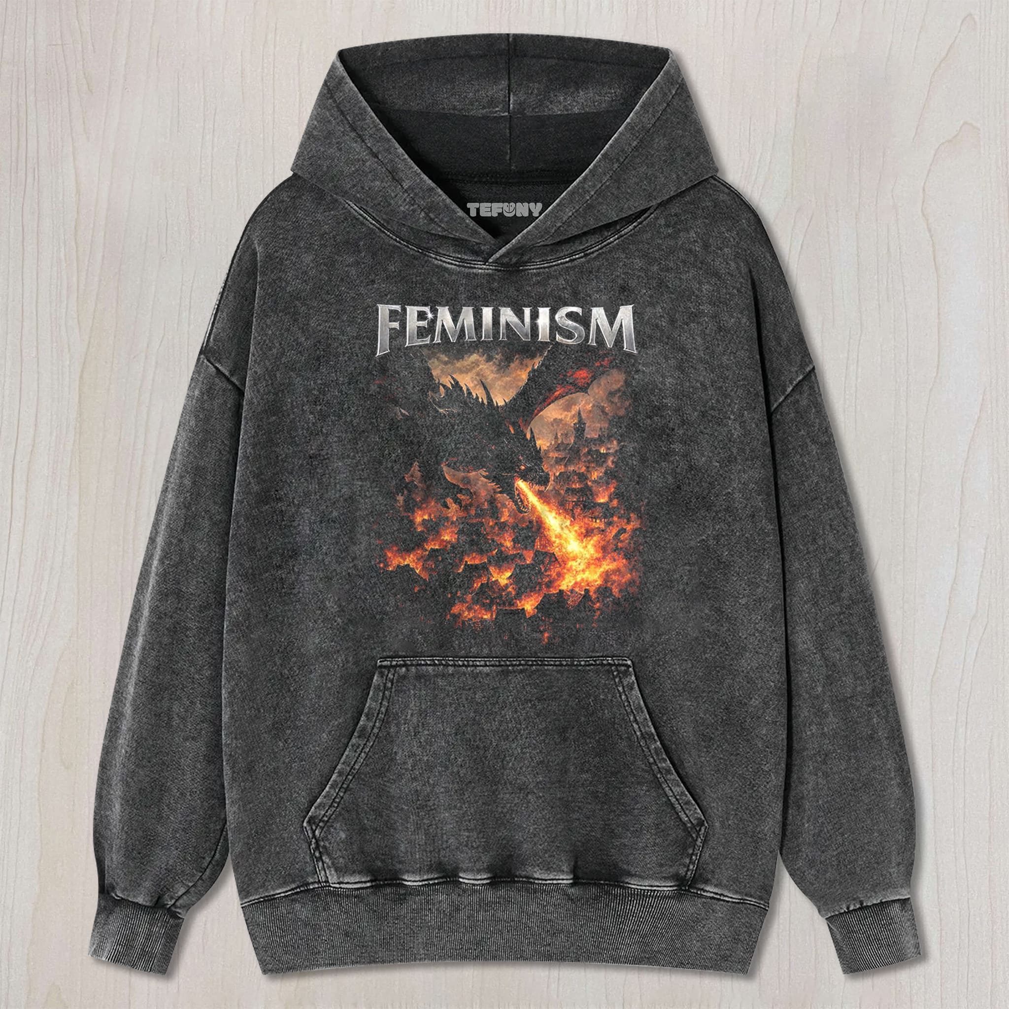FEMINIST DRAGONV1 UNISEX TEE, TANK TOP, LAYERED LS, SWEATSHIRT & HOODIE