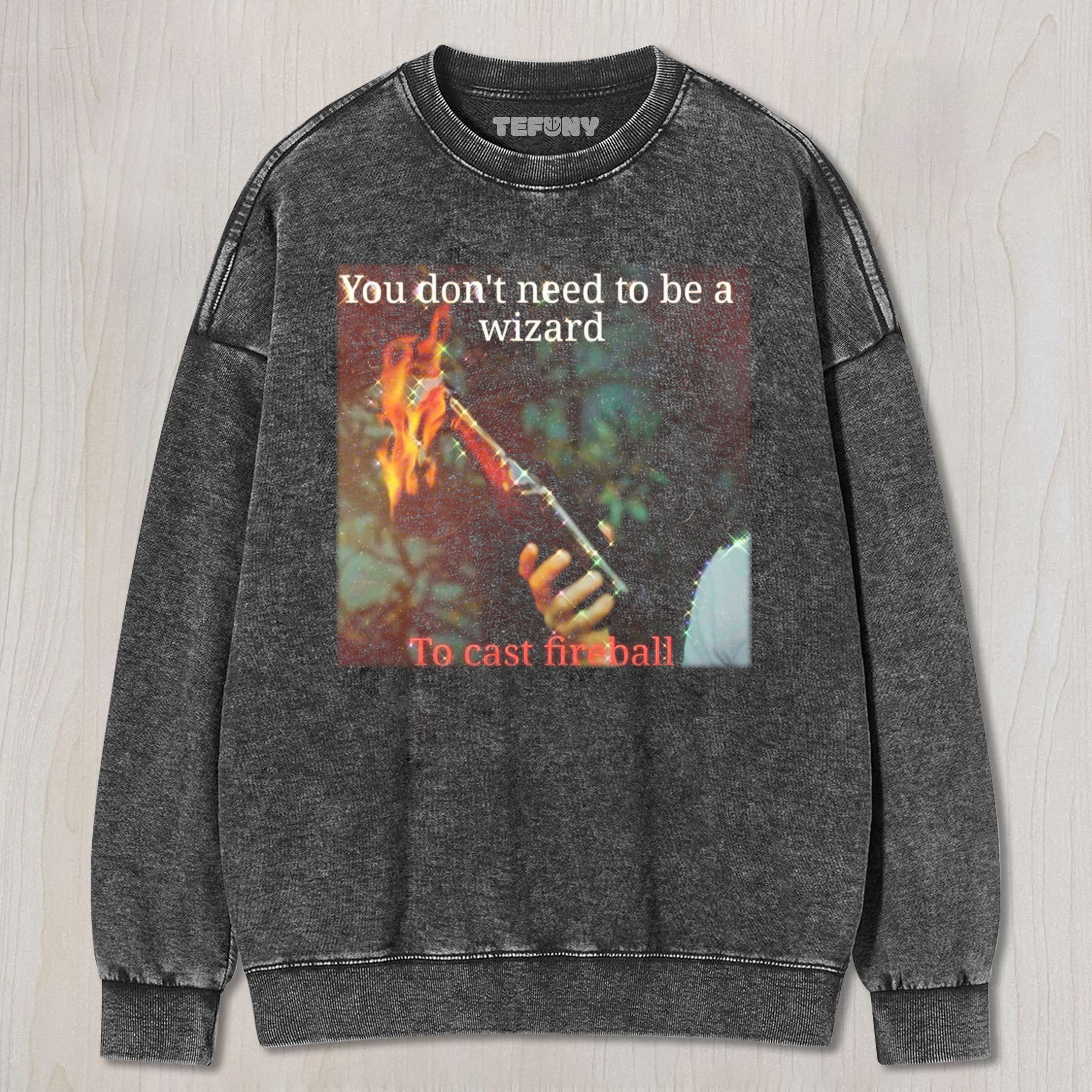 FIRE BOTTLE WIZARD TEE & SWEAT & HOOD