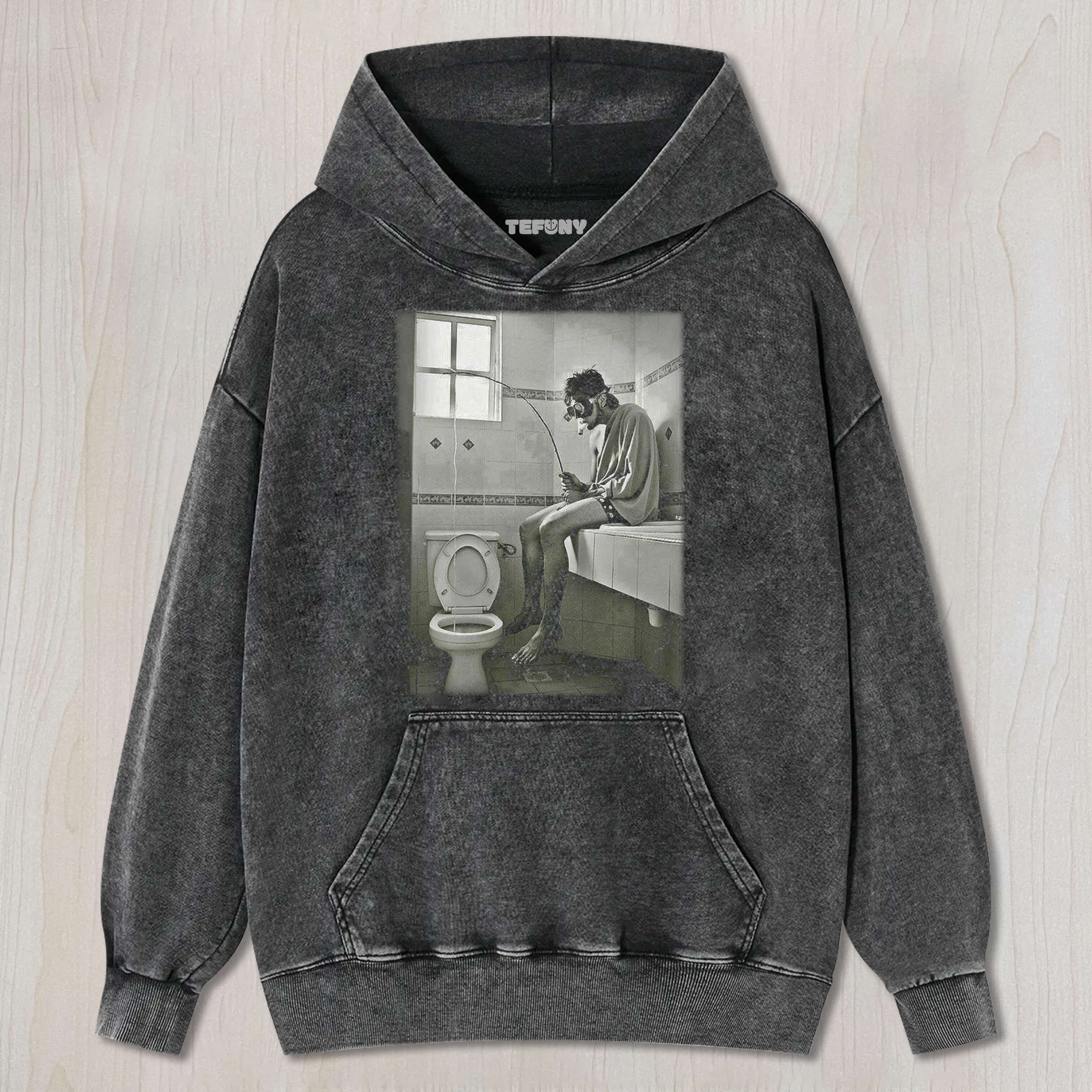 FISHING IN THE TOILET T-SHIRT