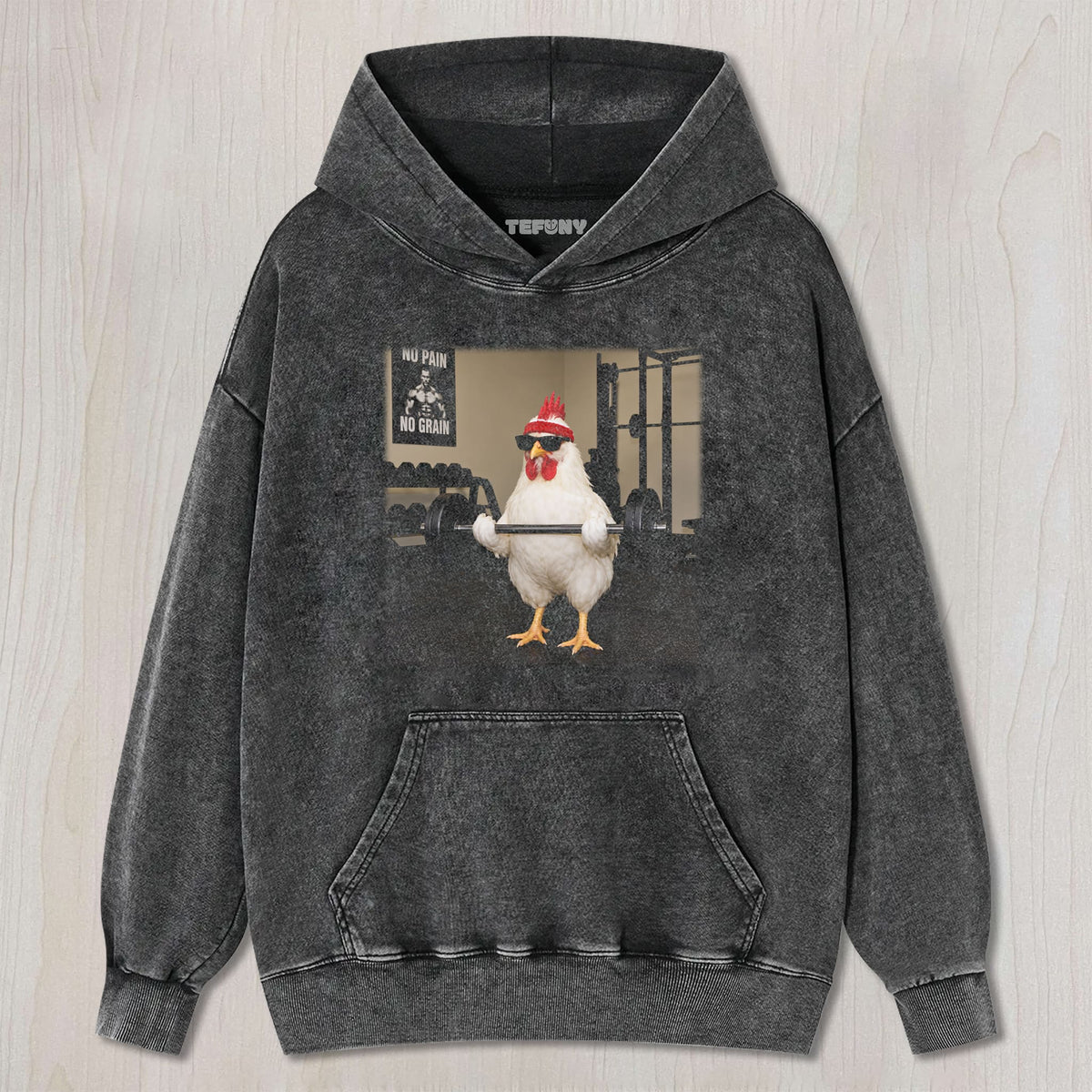 FITNESS CHICKEN UNISEX TEE, TANK TOP, LAYERED LS, SWEATSHIRT & HOODIE