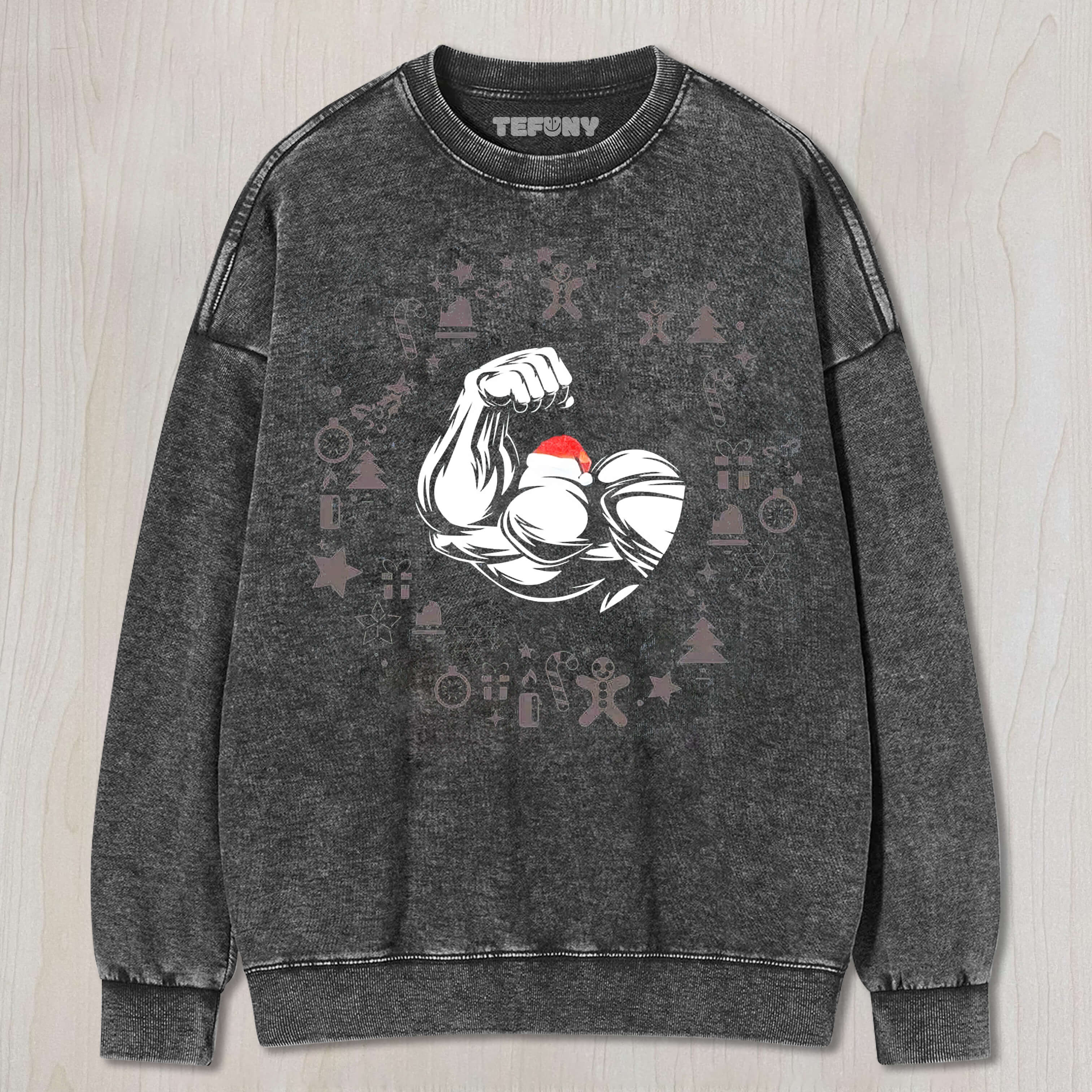 FITNESS SANTA CLAUS TEE & SWEAT & HOOD