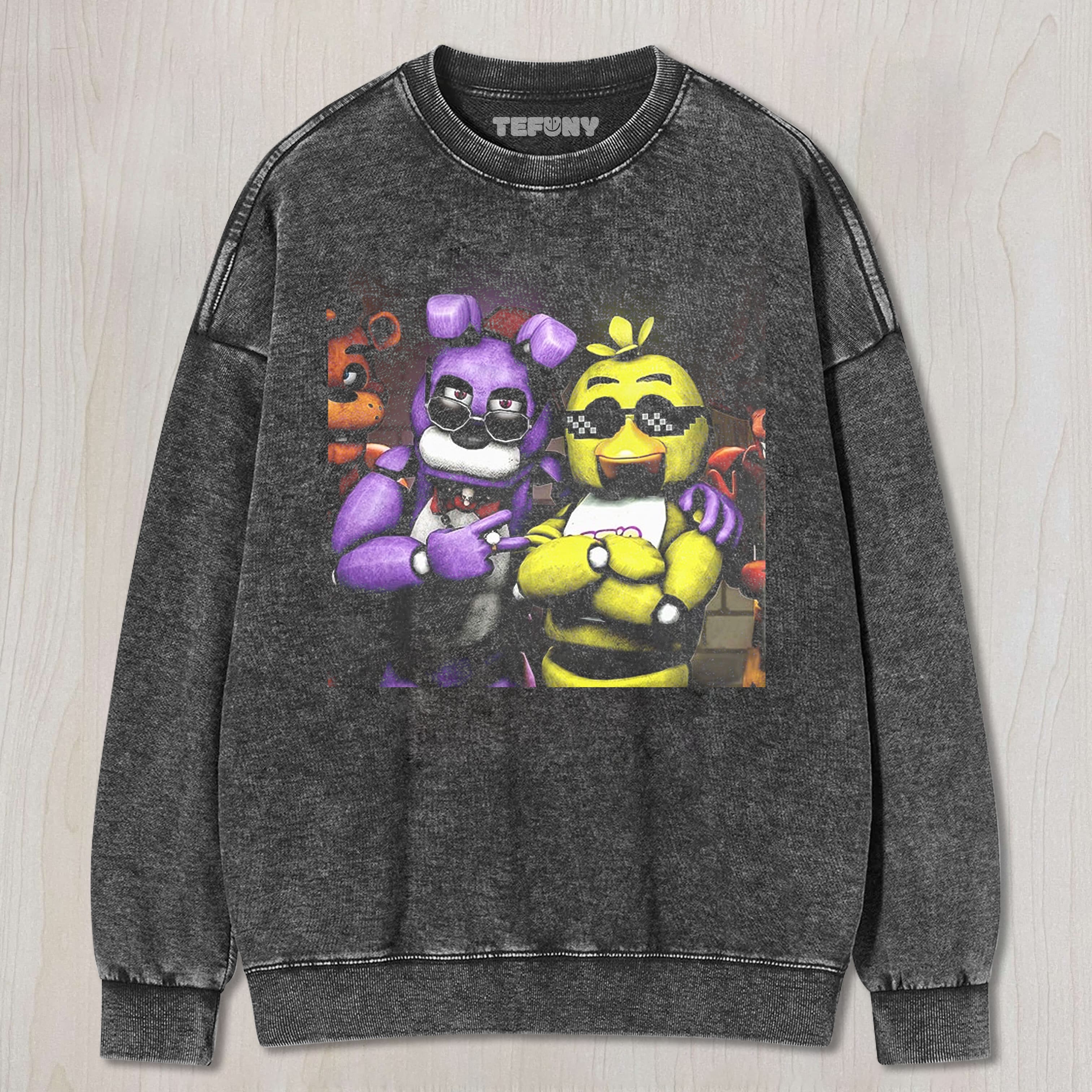 FIVE NIGHTS AT FREDDY'S 2 FNAF 2 V26 TEE & SWEAT & HOOD