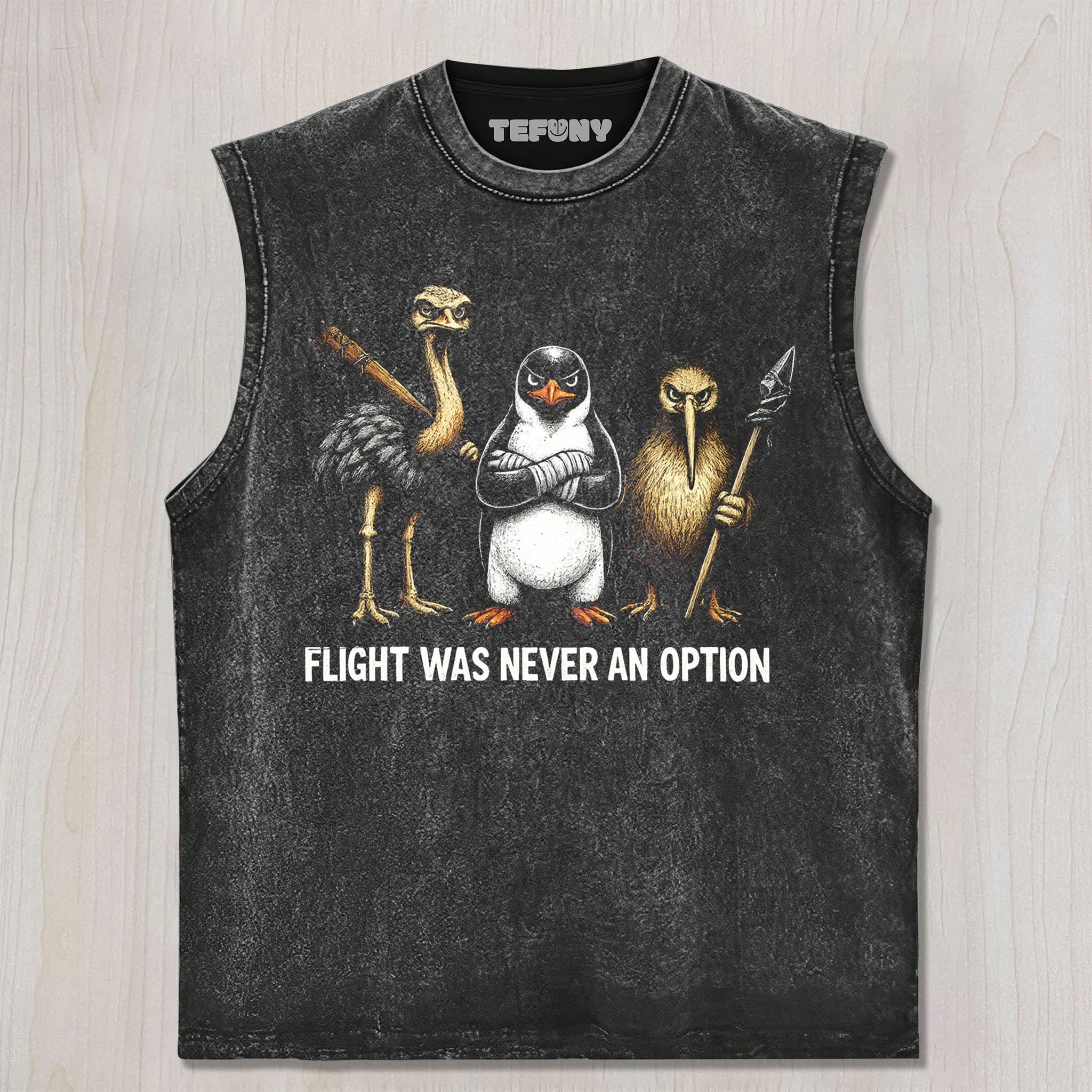FLIGHT WAS NEVER AN OPTION V10 UNISEX TEE, TANK TOP, LAYERED LS, SWEATSHIRT & HOODIE