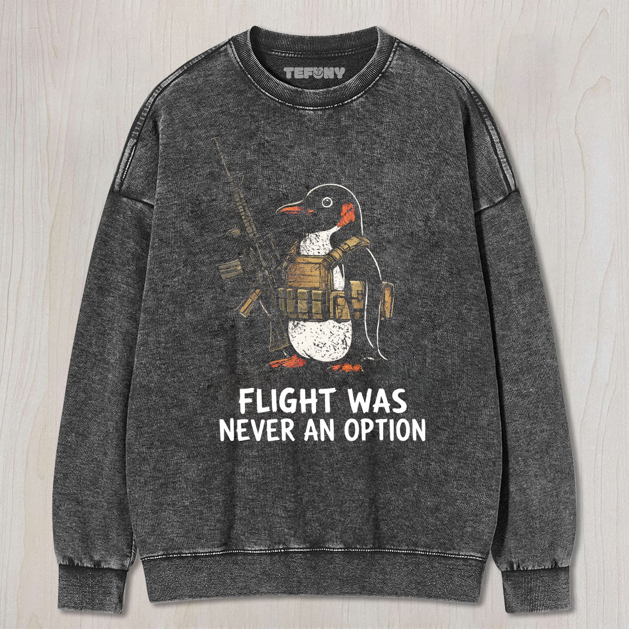 FLIGHT WAS NEVER AN OPTION V5 UNISEX TEE, TANK TOP, LAYERED LS, SWEATSHIRT & HOODIE