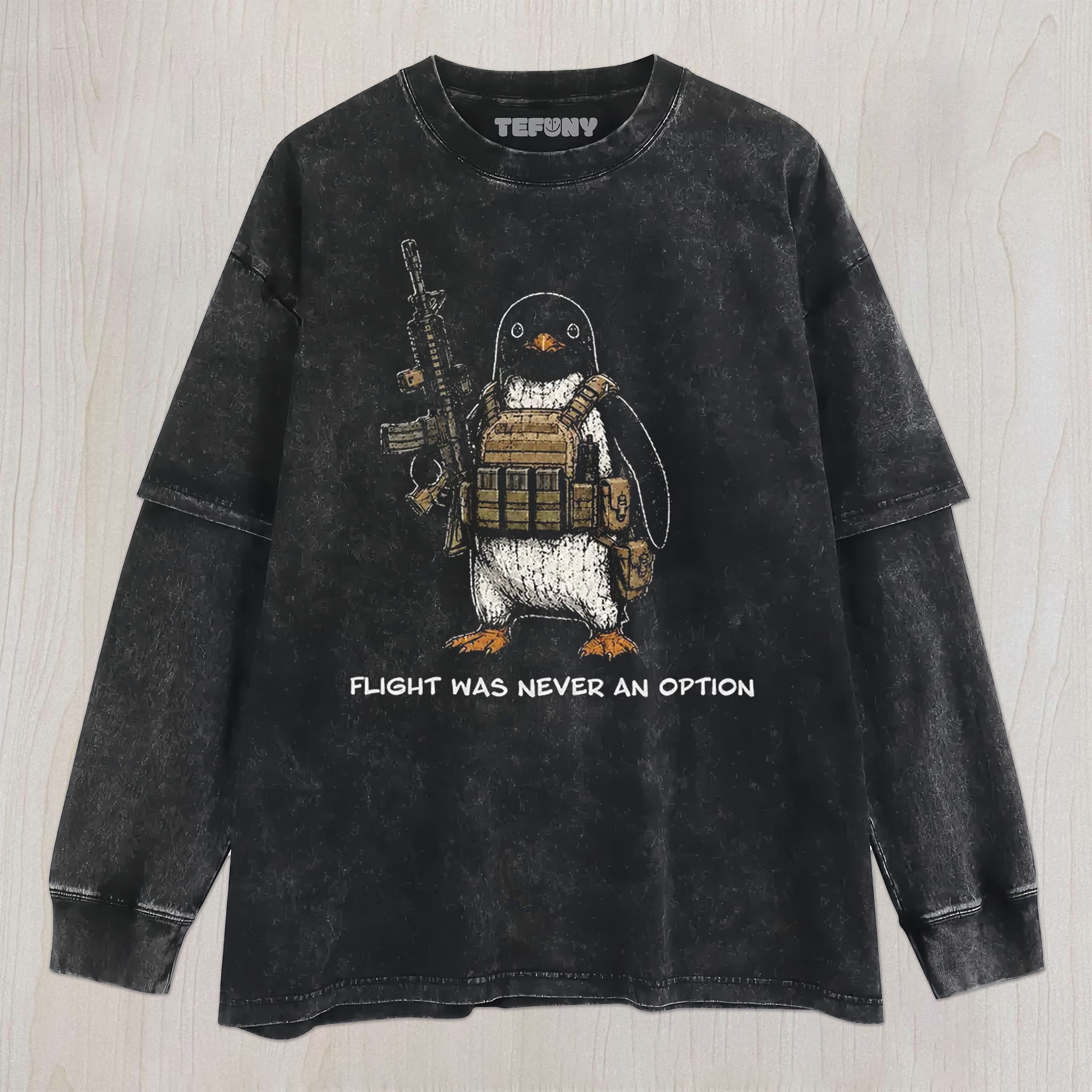 FLIGHT WAS NEVER AN OPTION V8 UNISEX TEE, TANK TOP, LAYERED LS, SWEATSHIRT & HOODIE