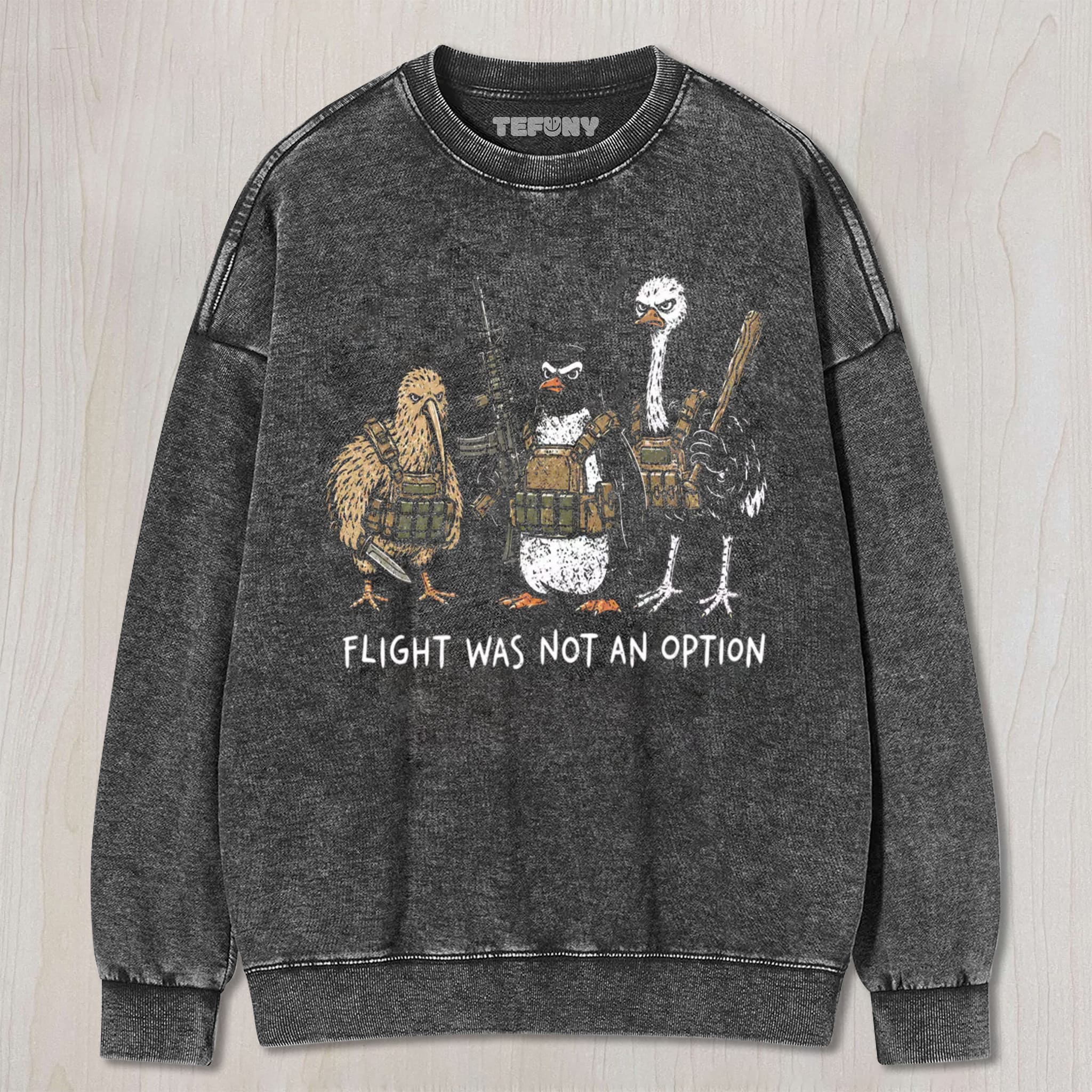 FLIGHT WAS NEVER AN OPTION V9 UNISEX TEE, TANK TOP, LAYERED LS, SWEATSHIRT & HOODIE