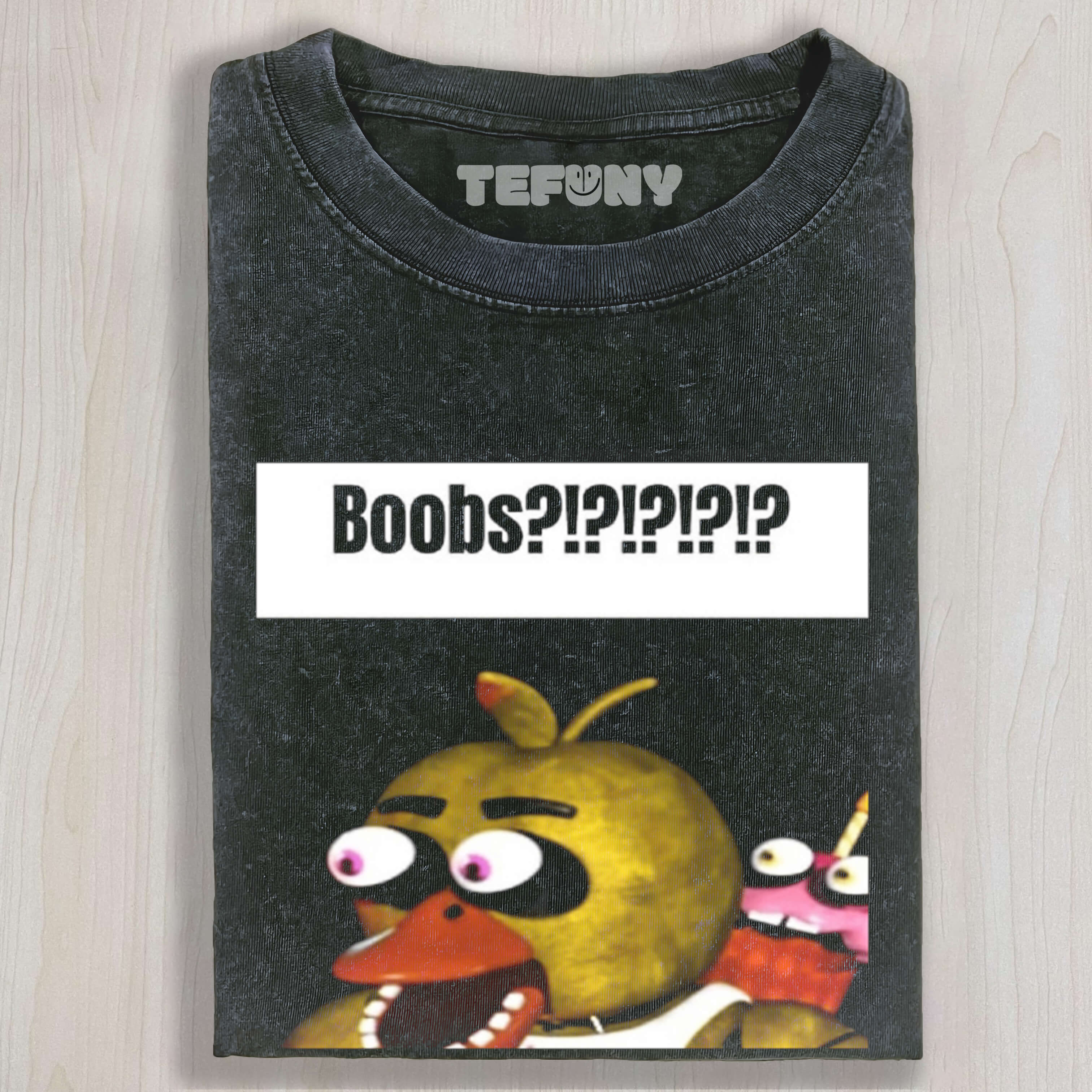 FNAF CHICA BOOBS MEME TEE & SWEAT & HOOD