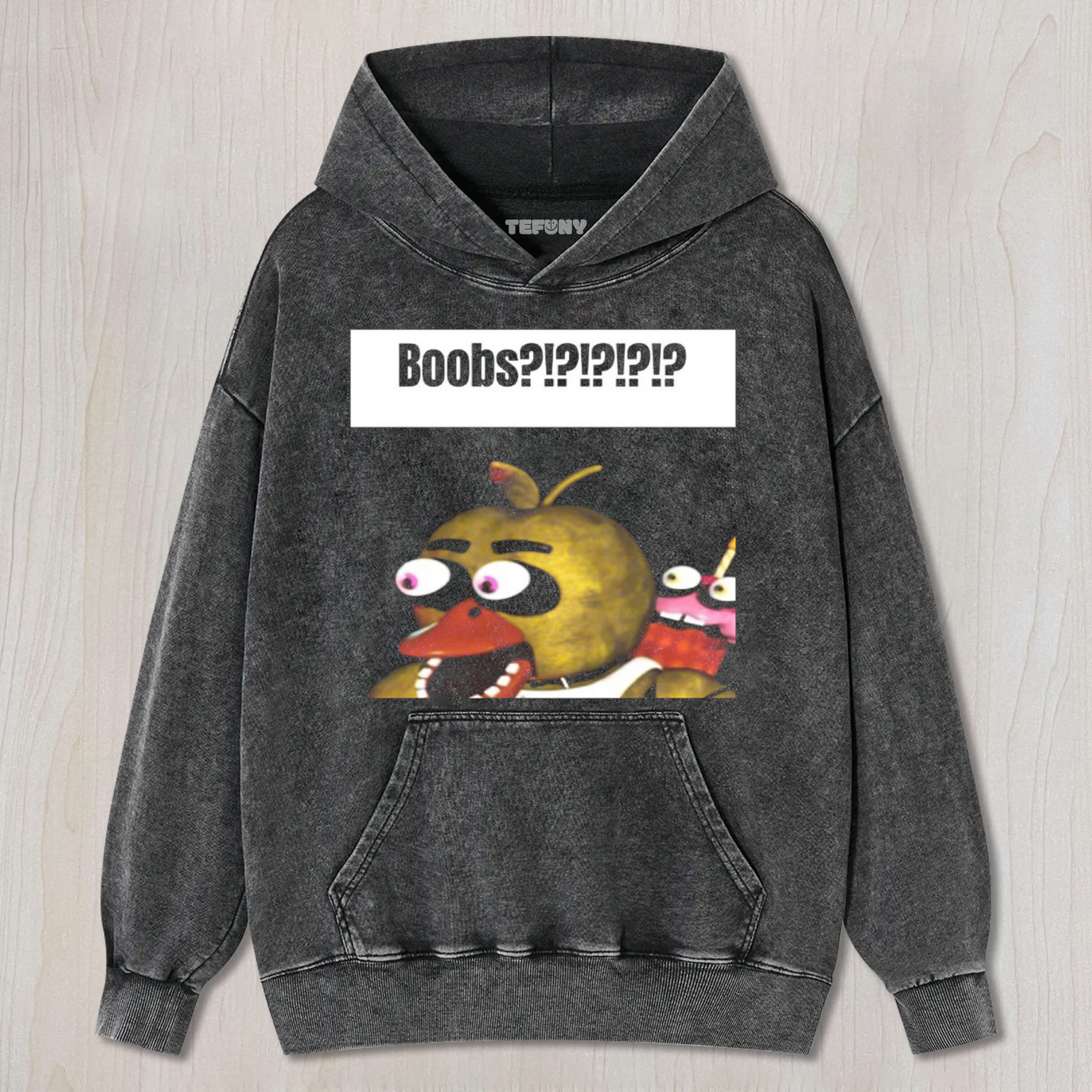 FNAF CHICA BOOBS MEME TEE & SWEAT & HOOD